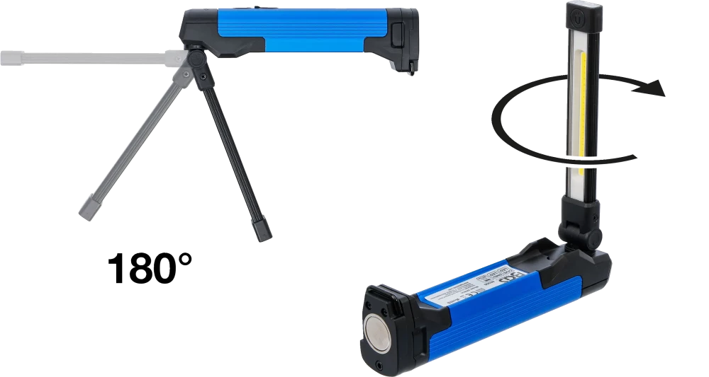 Akkumulátoros elhajlítható lámpa | COB-LED | 4 W