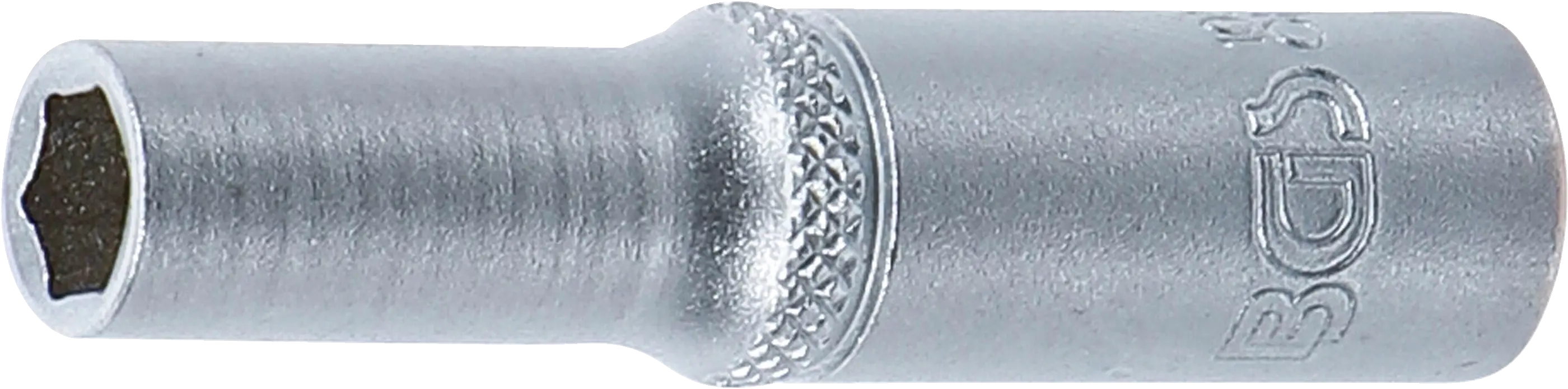 Douille pour clé, six pans, longue | 6,3 mm (1/4") | 6 mm