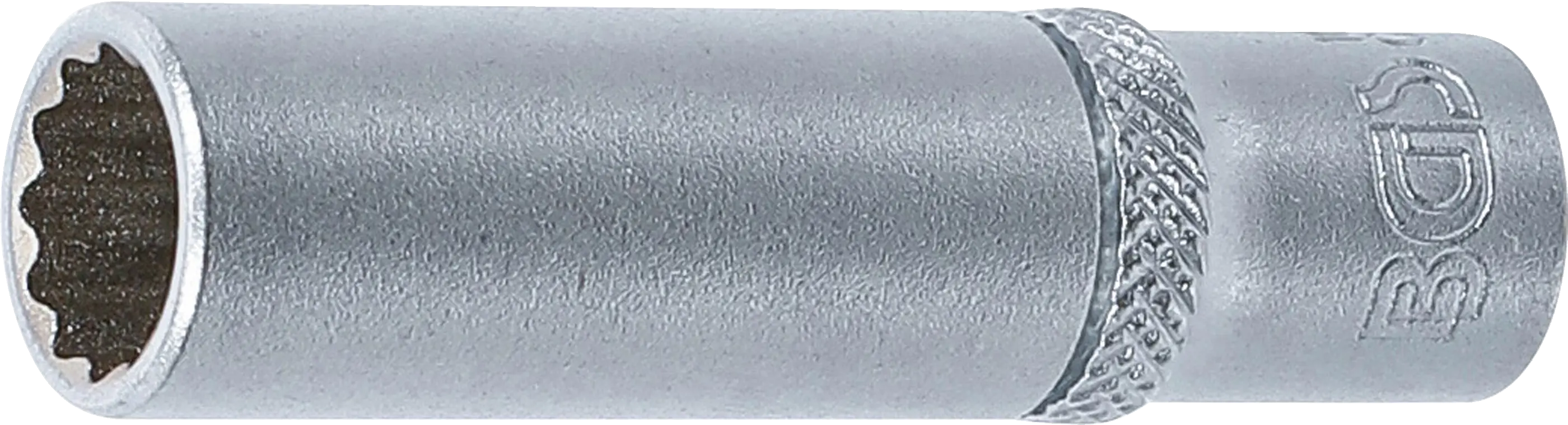 Douille pour clé, douze pans, longue | 6,3 mm (1/4") | 9 mm