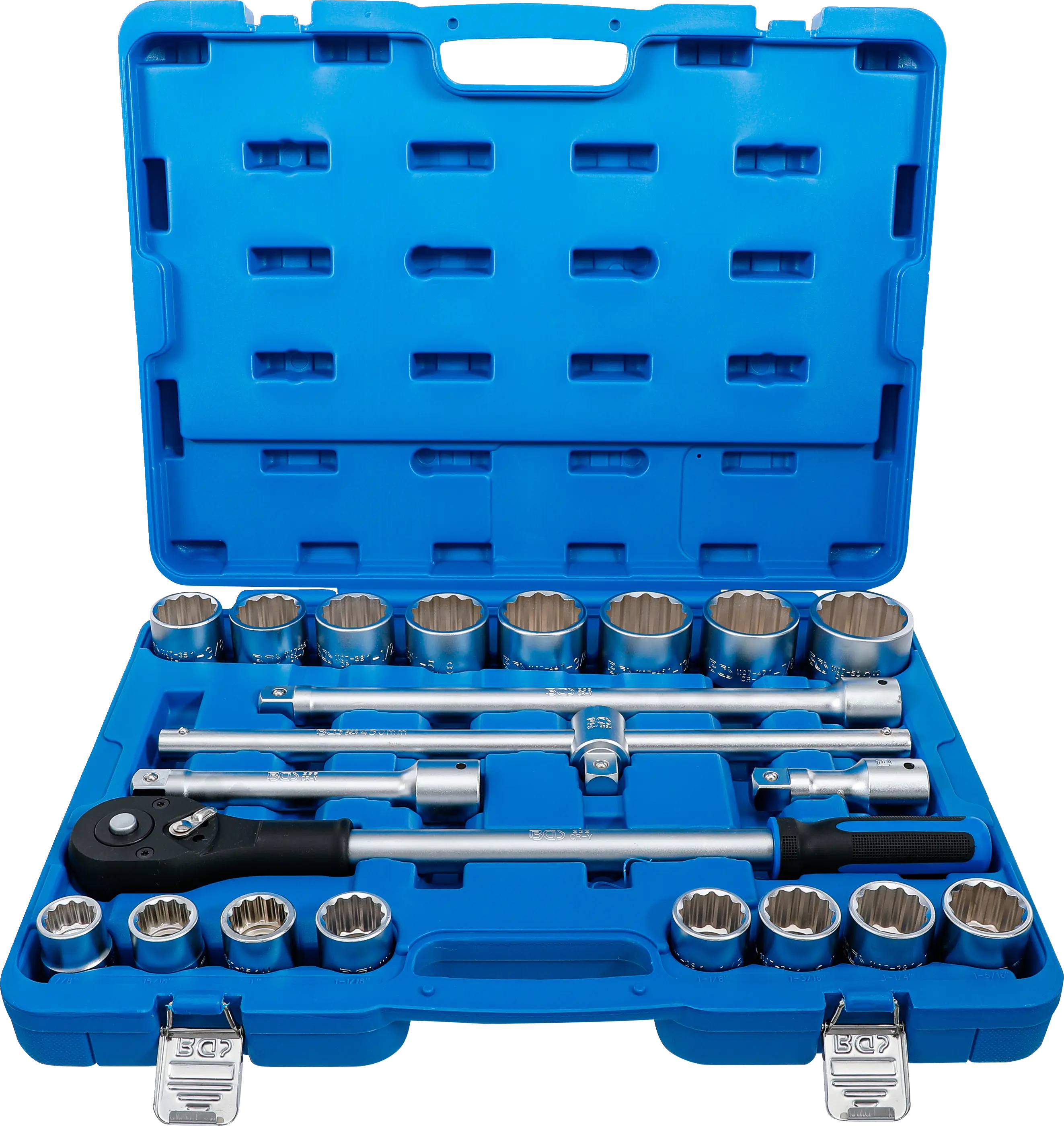 Coffret de douilles | 20 mm (3/4") | en pouces | 21 pièces
