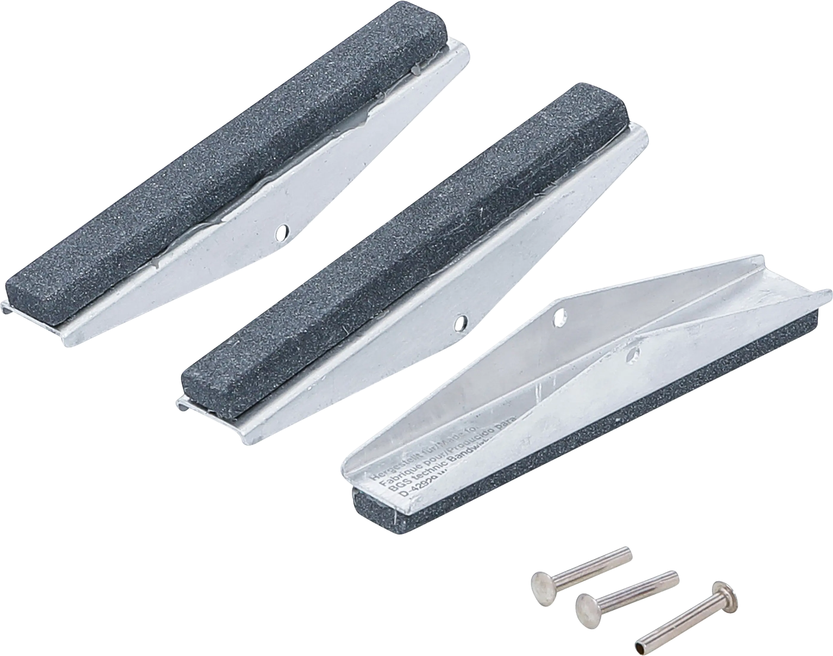 Pierres de rechange pour art. 1157 | mâchoires 100 mm | K 180 | 3 pièces