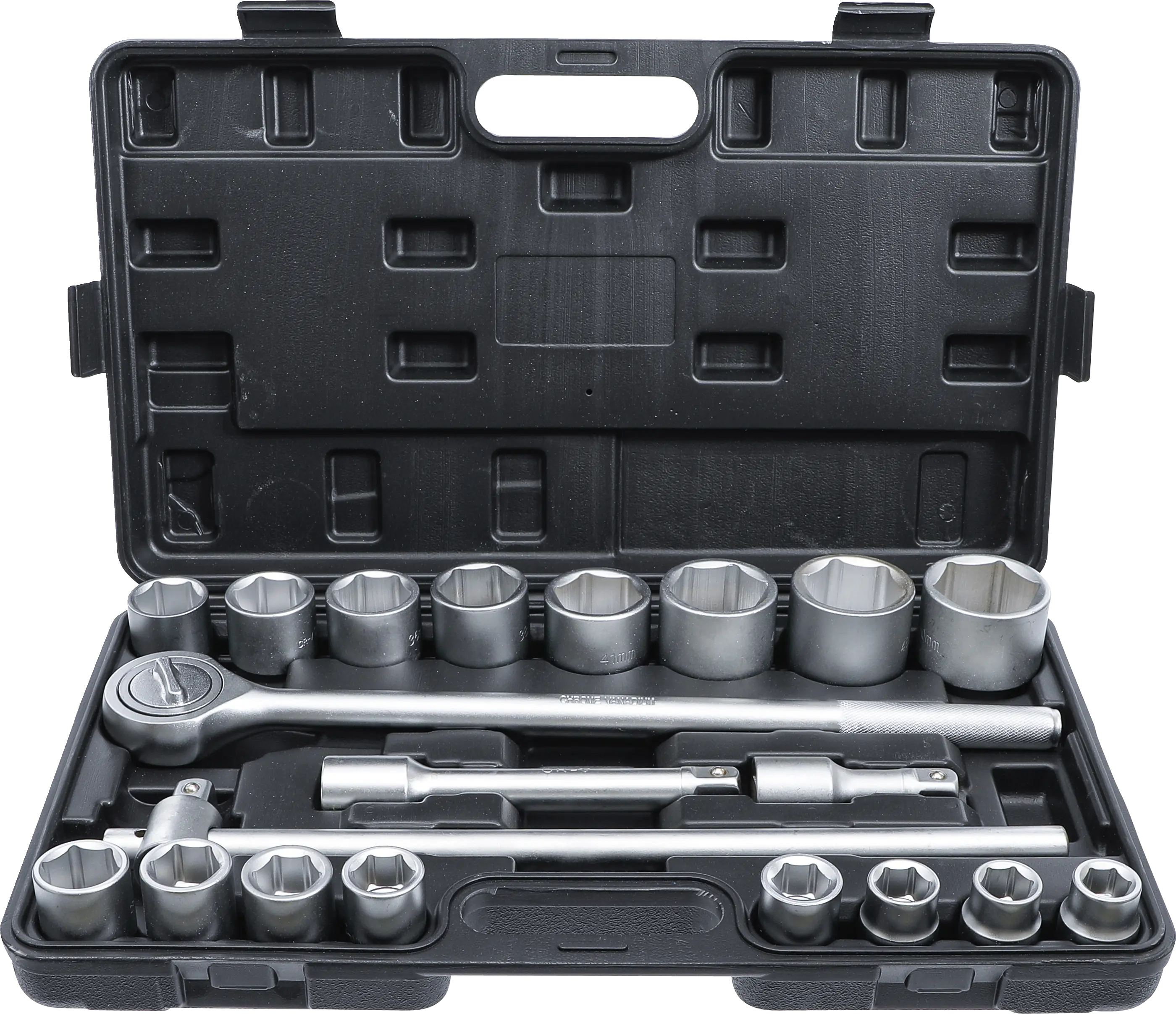 Coffret de douilles | 20 mm (3/4") | 19 - 50 mm | 20 pièces