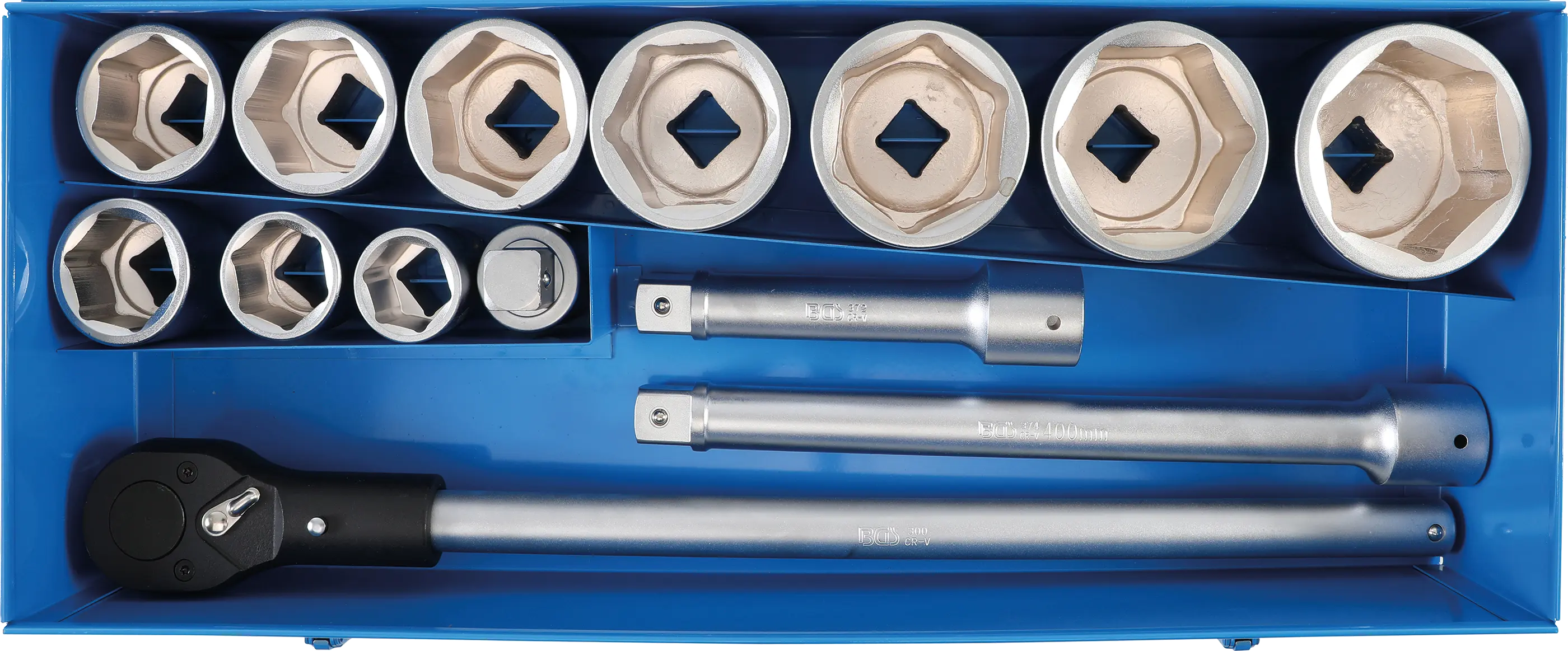 Coffret de douilles | 25 mm (1") | 15 pièces
