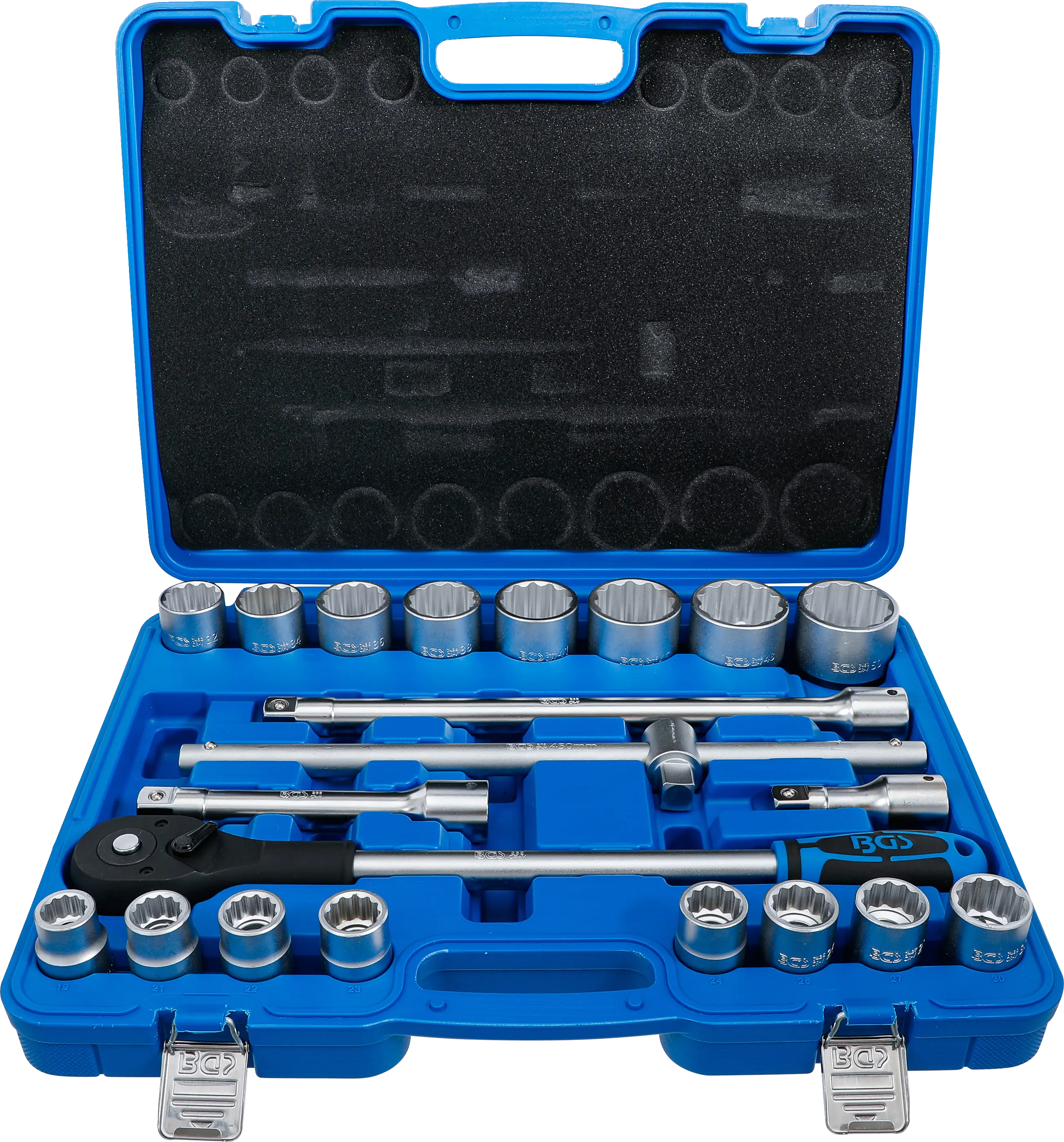 Coffret de douilles douze pans | 20 mm (3/4") | 21 pièces