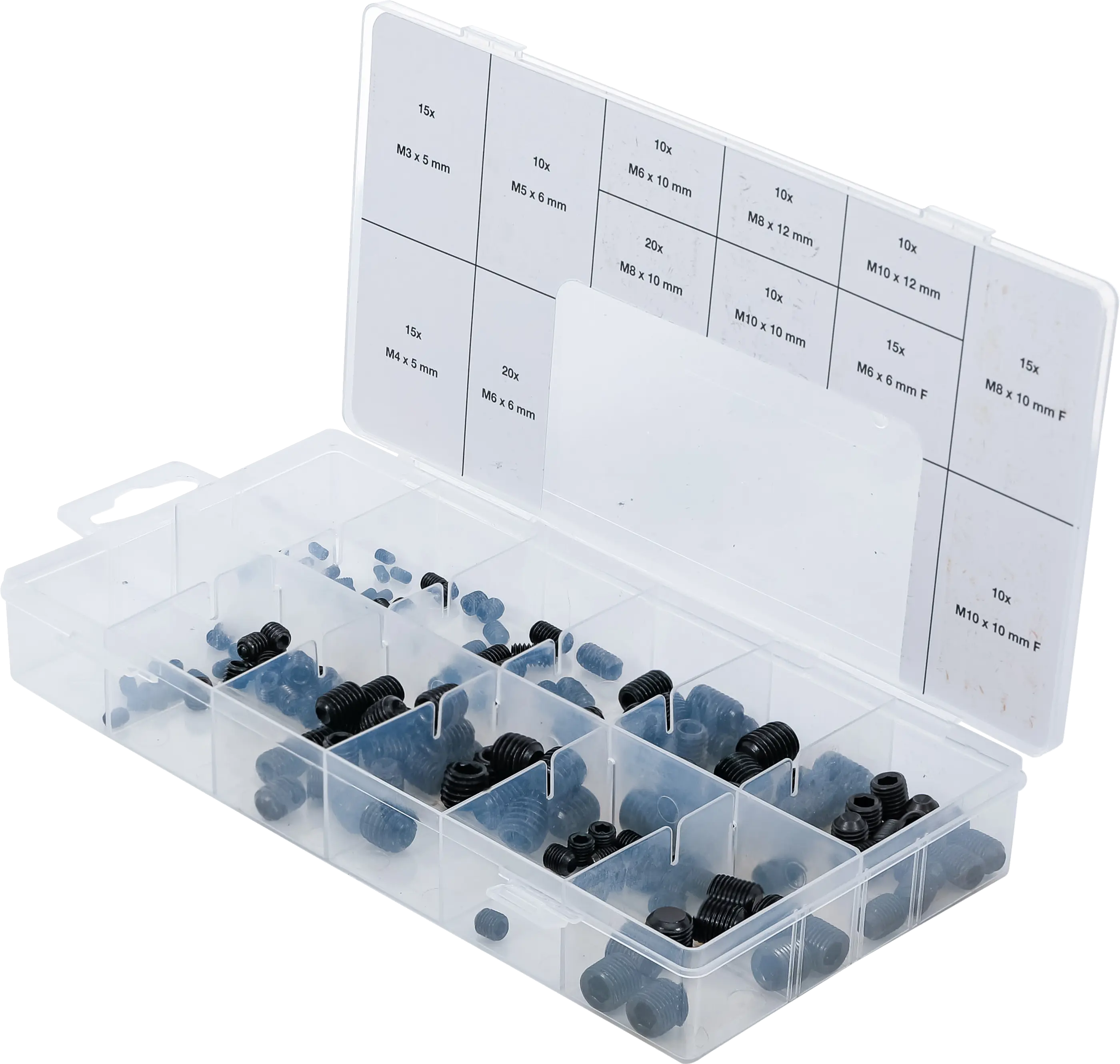Assortiment de vis sans tête | 160 pièces