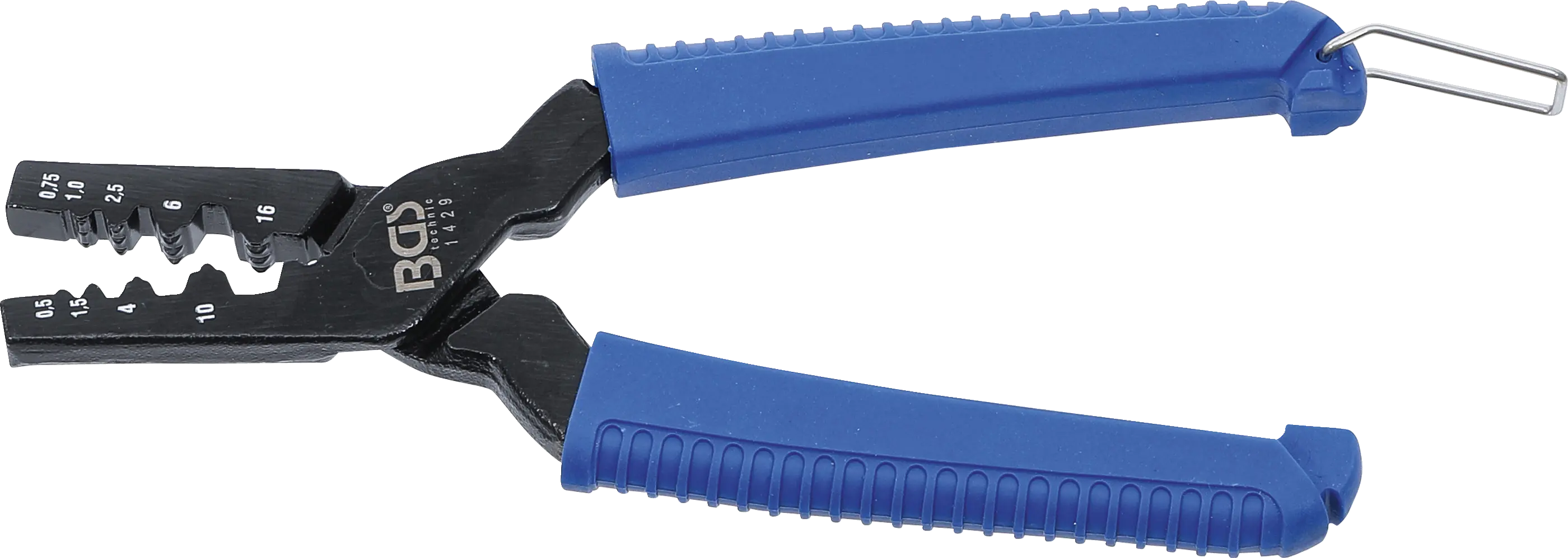 Pince à sertir et dénuder | pour cosses de câble jusqu’à 16,0 mm²
