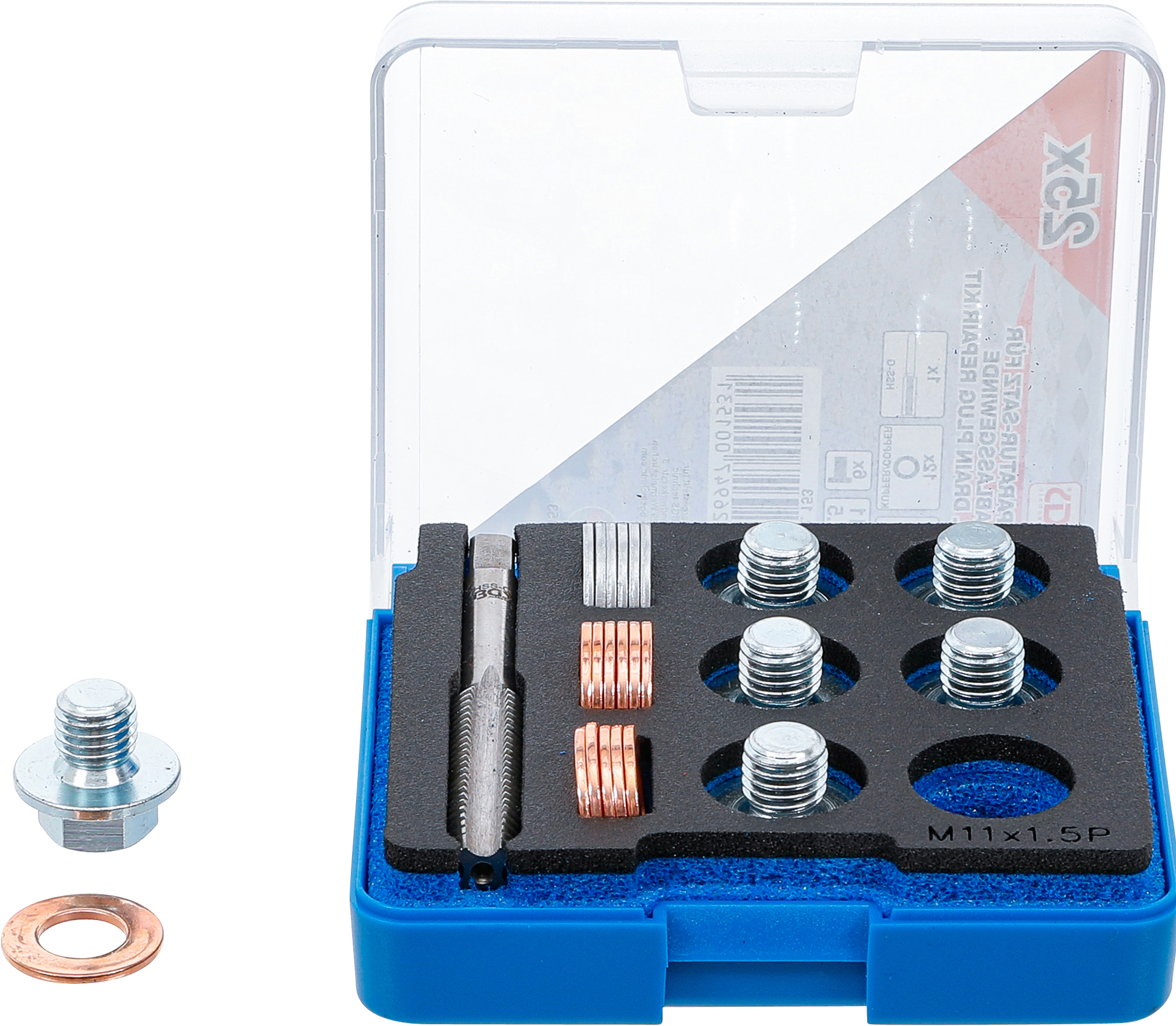 thumbnail image 2 of M11x1.5 Head Bolt Thread Repair Kit For Cadillac Honda Toyota Hyundai 2 of 11
