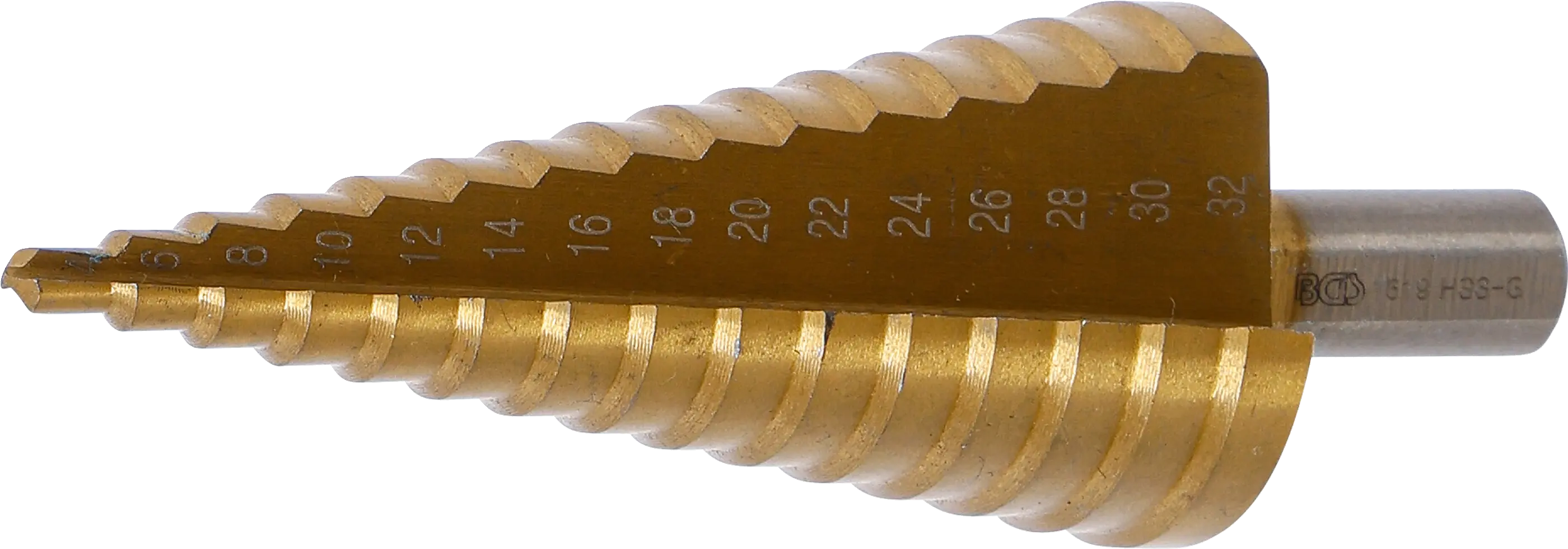 Foret étagé | nitrure de titane | Ø 4 - 32 mm