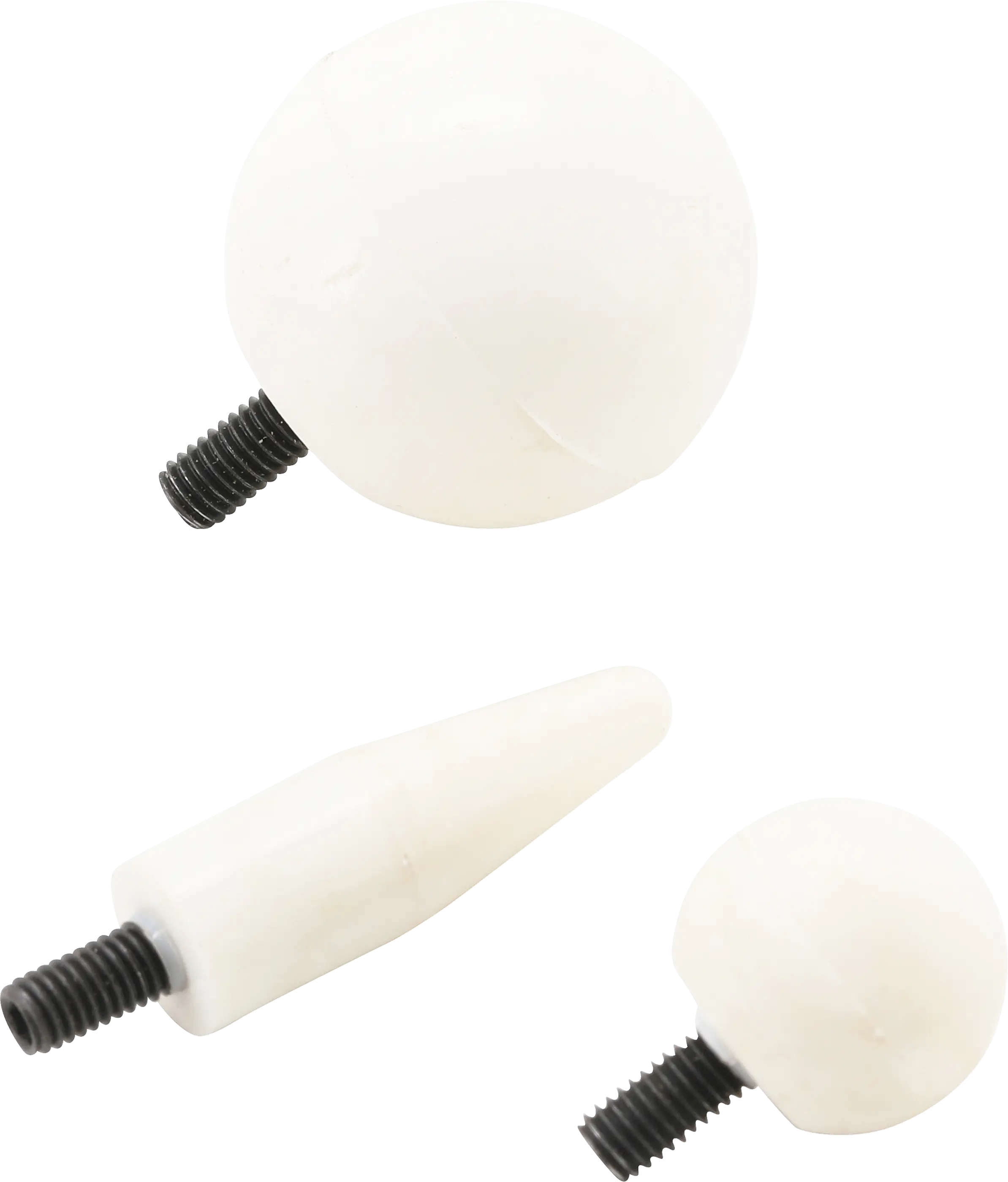Jeu de têtes de rechange plastiques pour outil de débosselage | M5 x 0,8 mm | pour art. 1659 | 3 pièces