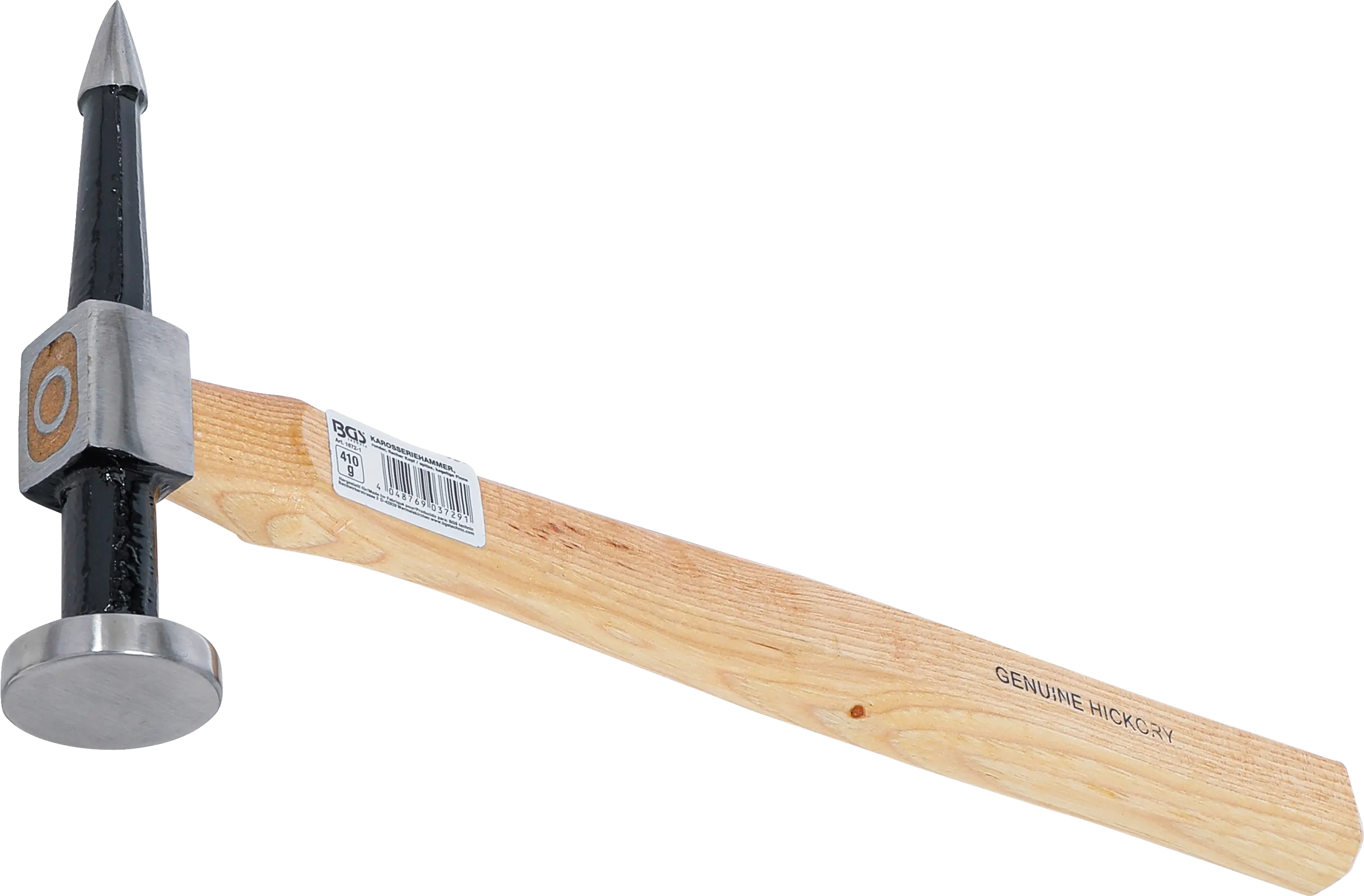 Marteau de carrossiers | tête ronde et plate/pointe fine conique