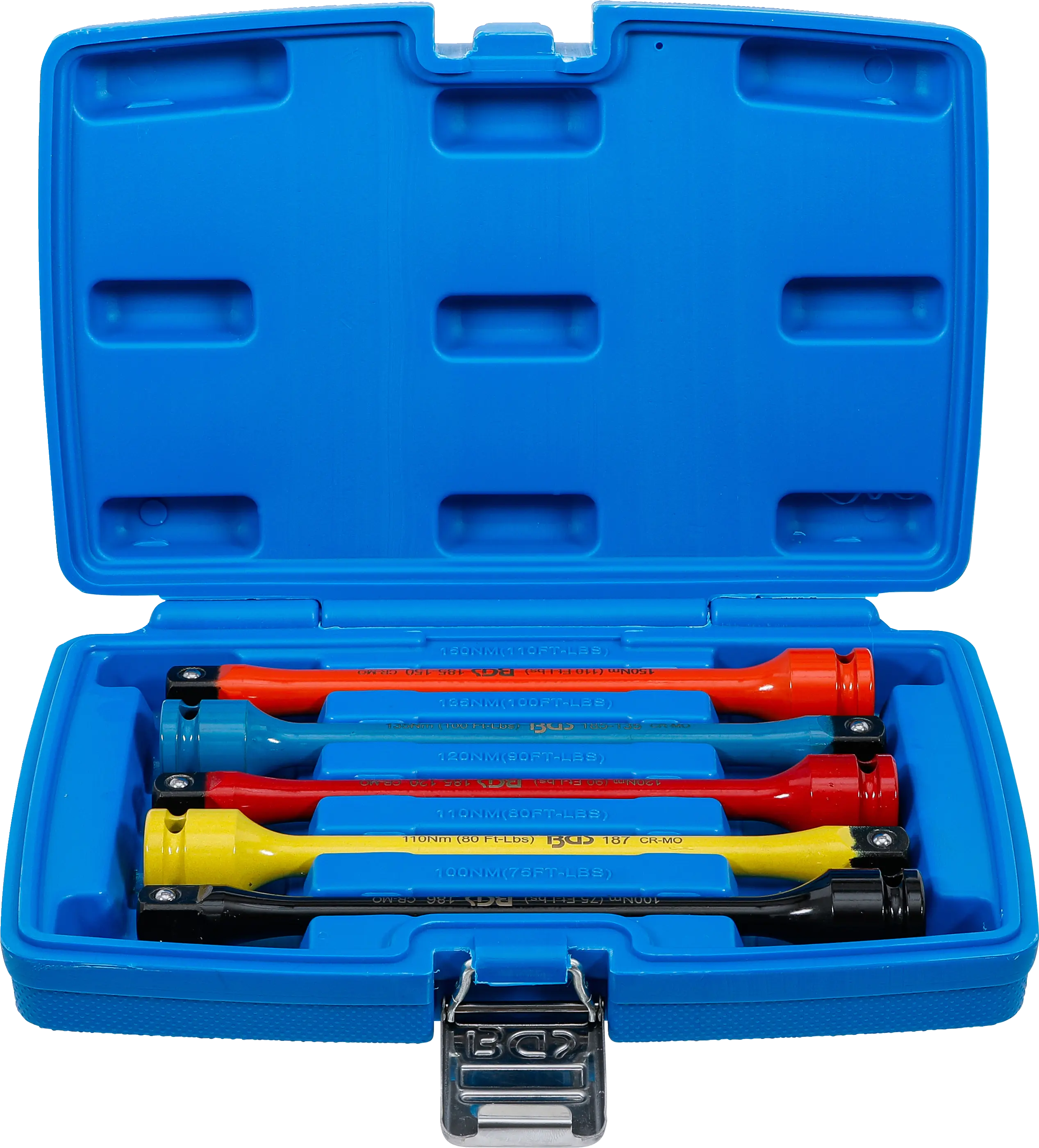 Jeu de rallonge de torsion | 12,5 mm (1/2") | 100 - 150 Nm | 5 pièces