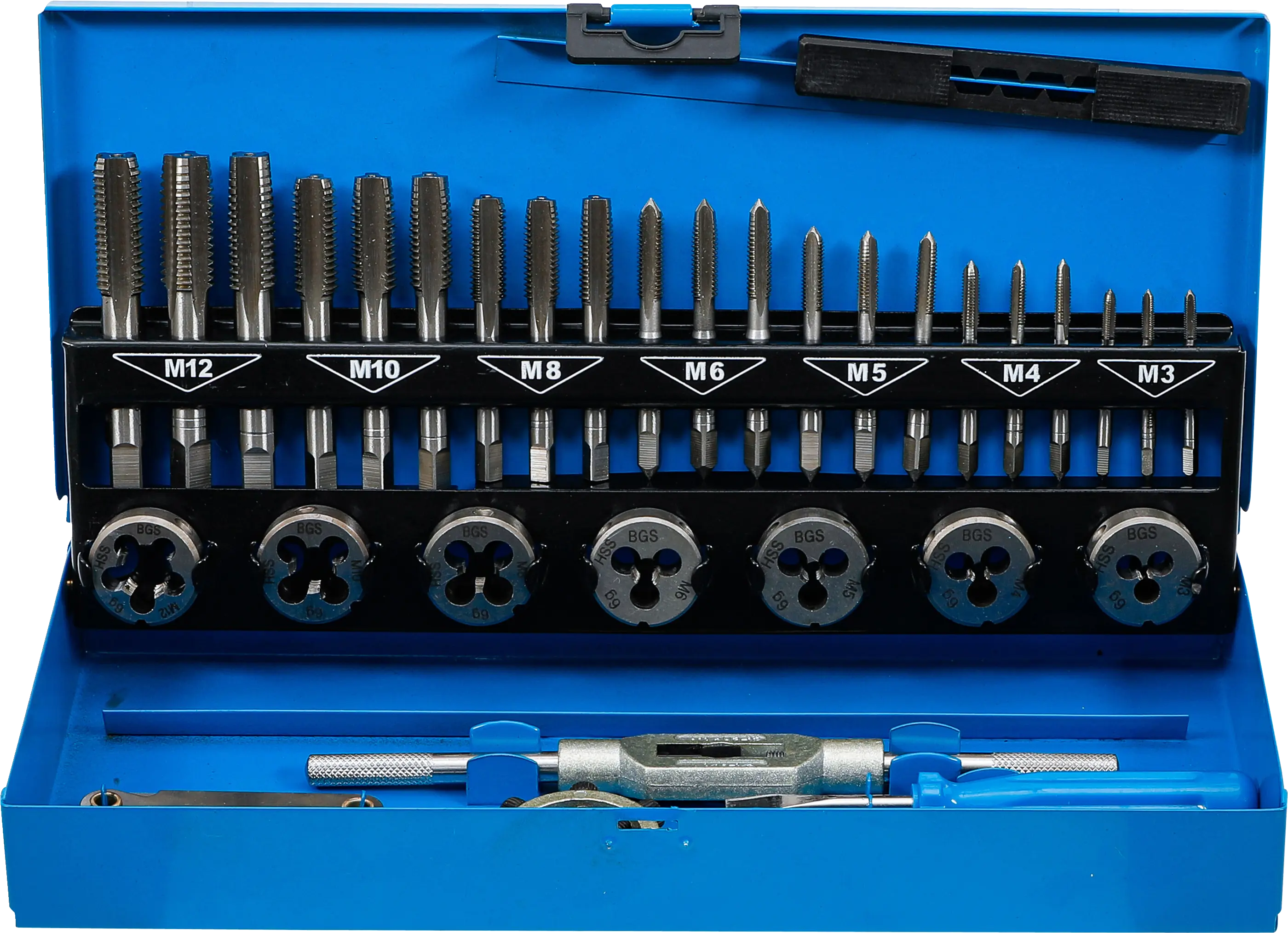 Jeu de tarauds | M3 - M12 | 32 pièces