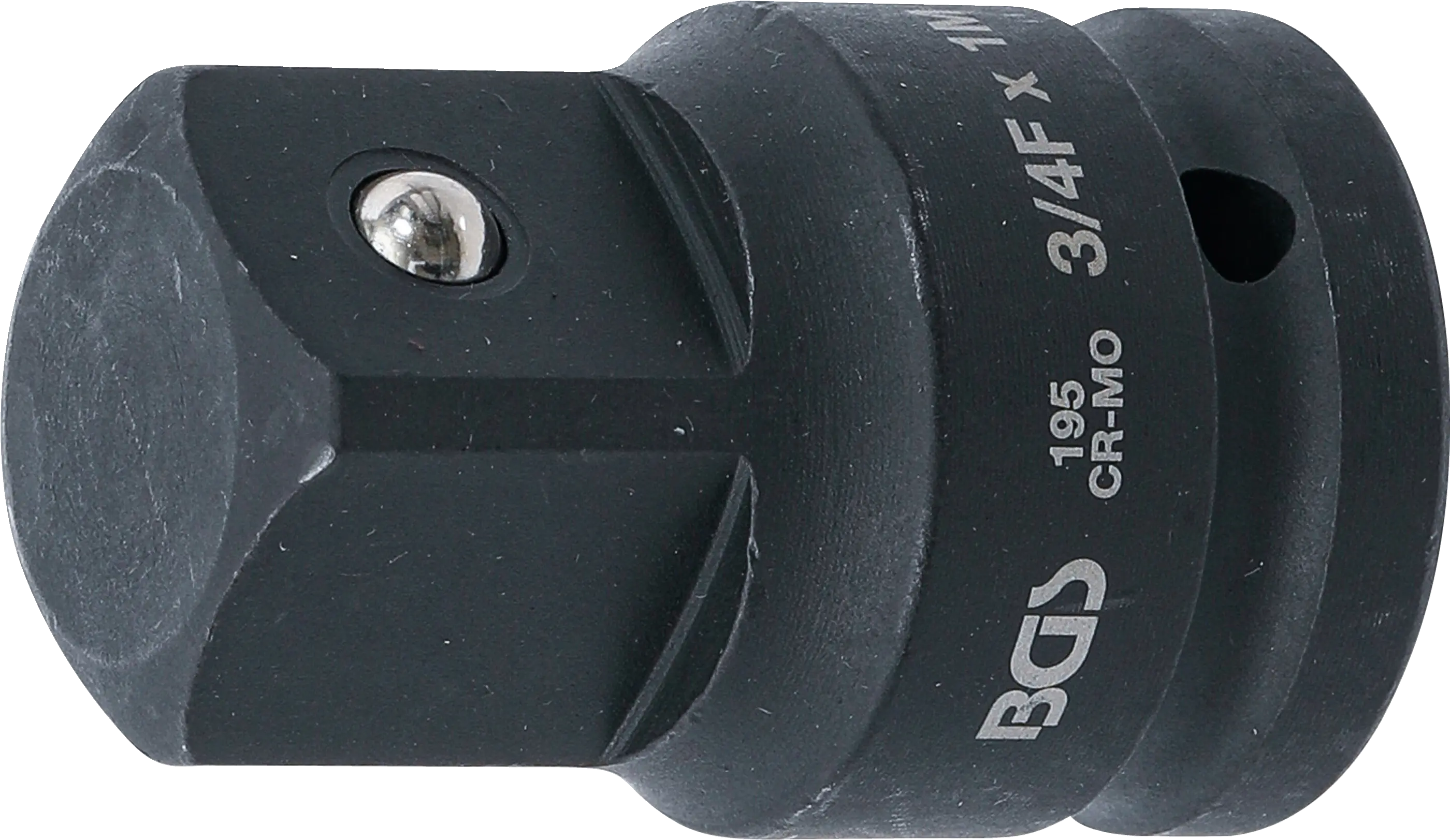 Adaptateur de clé à douille à choc | femelle 20 mm (3/4") - mâle 25 mm (1")