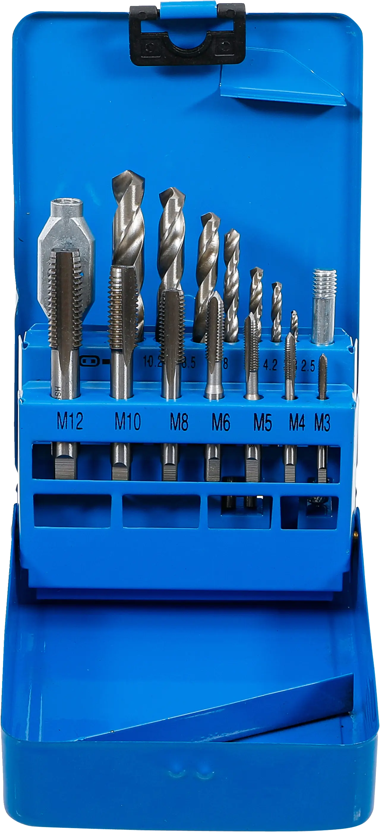 Jeu de tarauds et mèches HSS | M3 - M12 / 2,5 - 10,2 mm