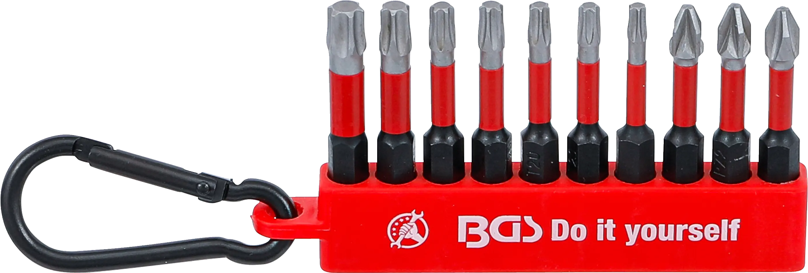 Jeu d'embouts de torsion | entraînement six pans mâle 6,3 mm (1/4") | 50 mm | 10 pcs.