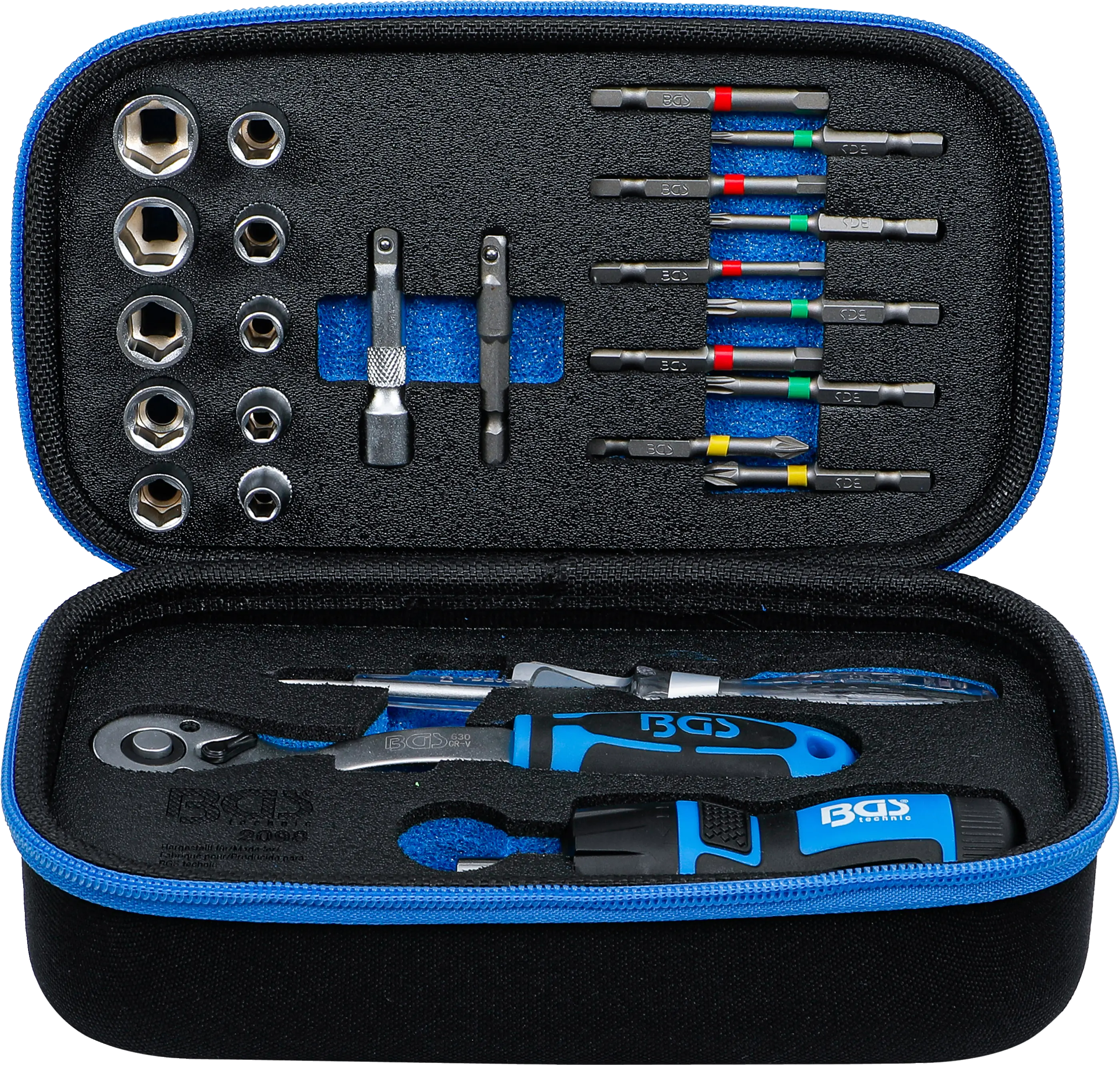 Coffret de douilles | 6,3 mm (1/4") | 26 pièces