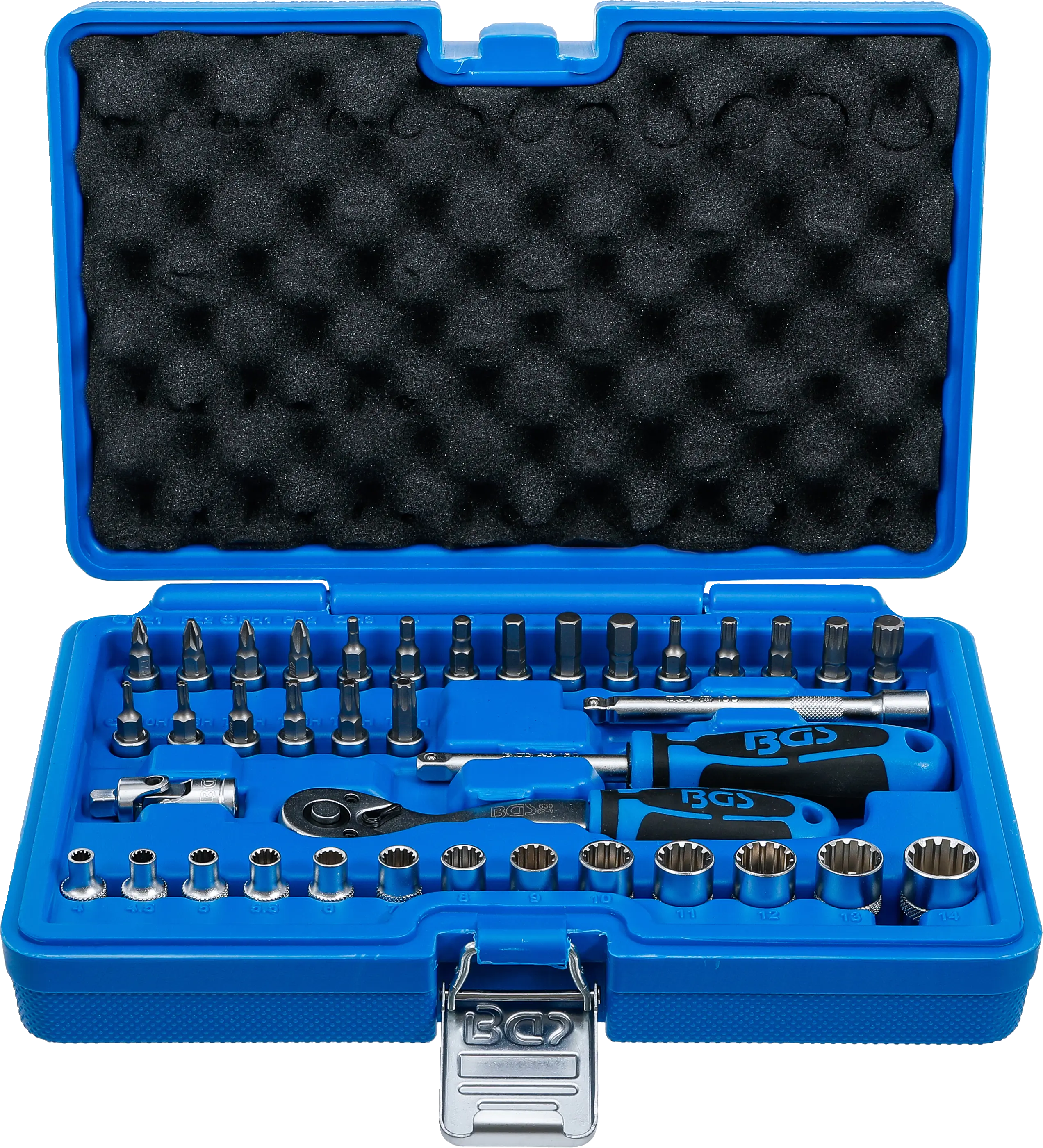 Coffret de Douilles Gear Lock | 6,3 mm (1/4") | 38 pièces