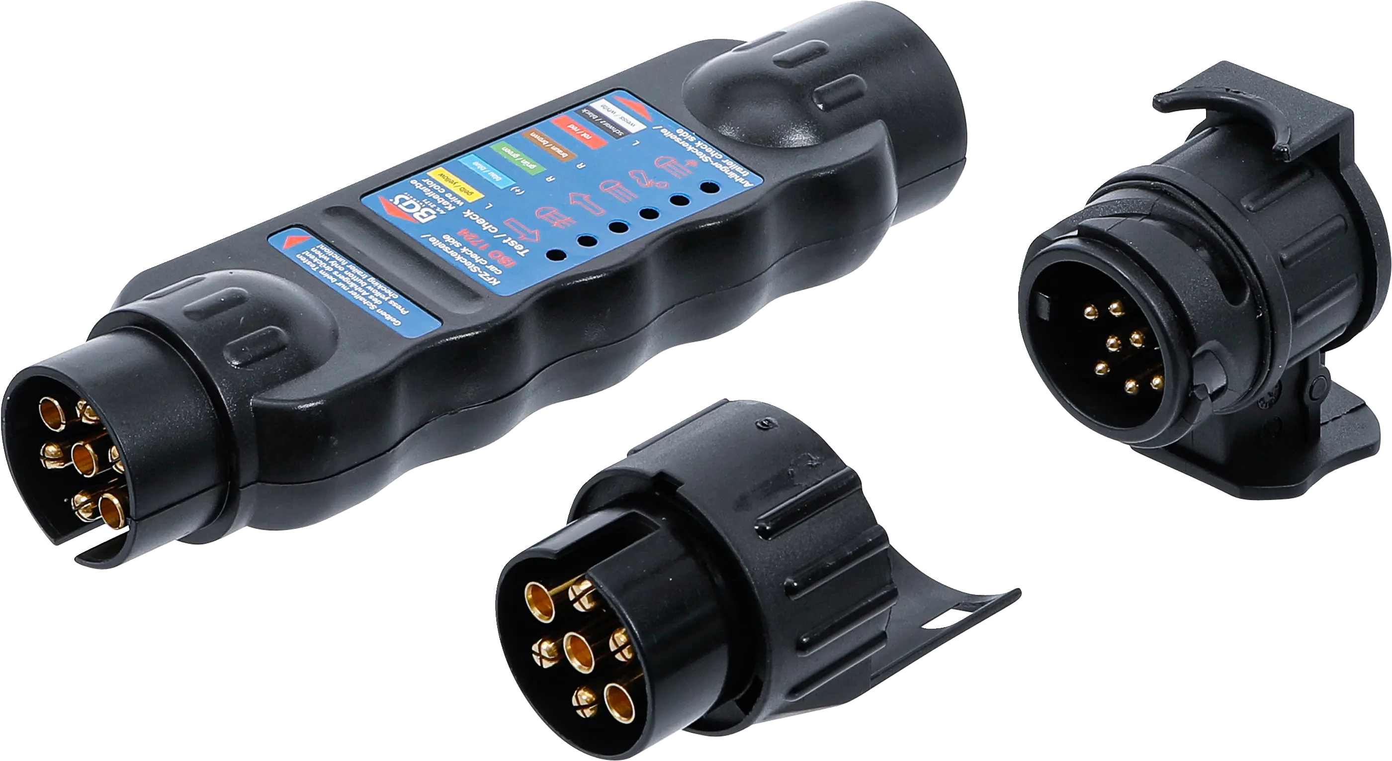 Testeur électronique pour remorque/véhicule tracteur | 7, 13 poles