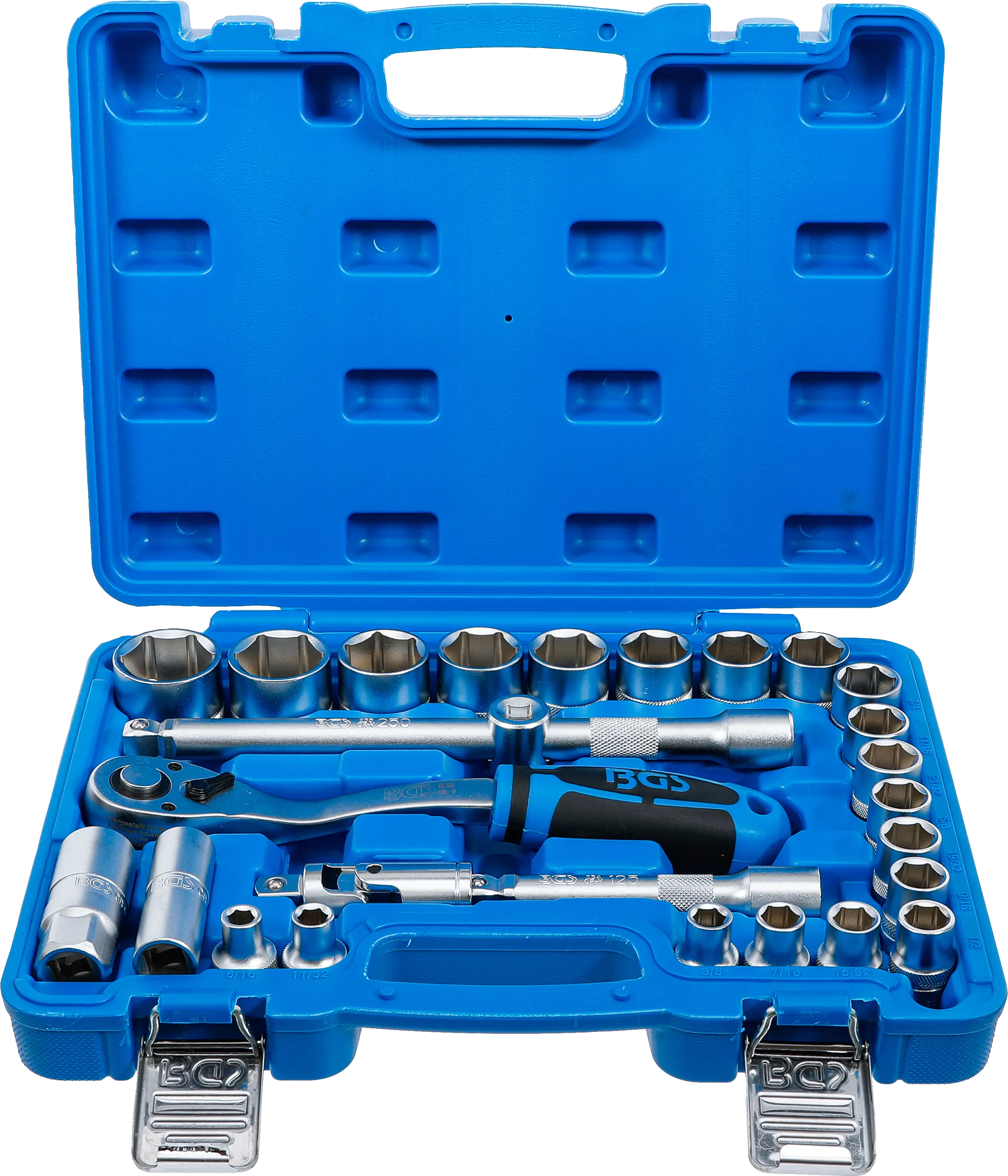 Coffret de douilles | 12,5 mm (1/2") | en pouces | 27 pièces