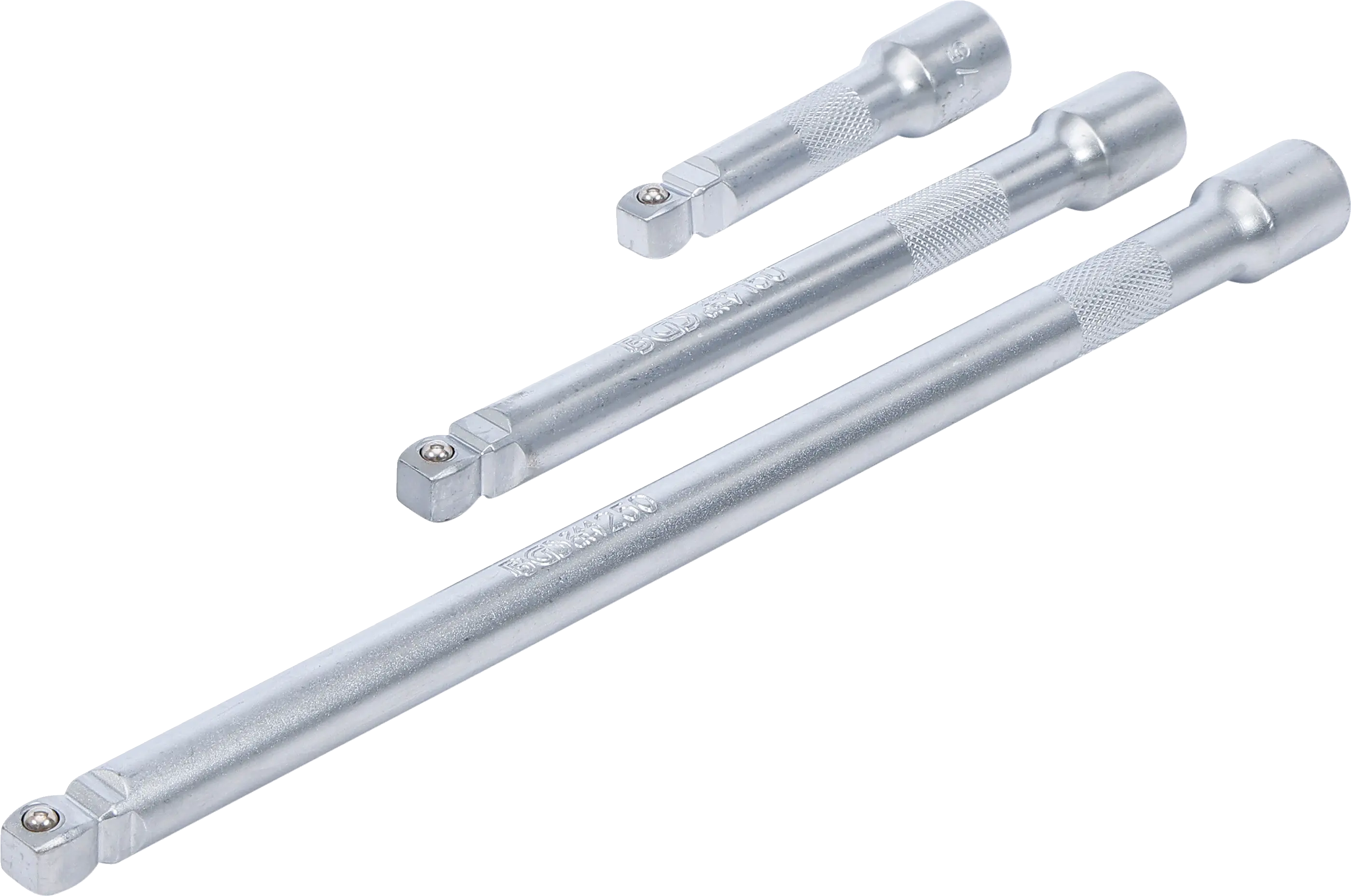Jeu de rallonges basculants | 10 mm (3/8") | 75 / 150 / 250 mm | 3 pièces