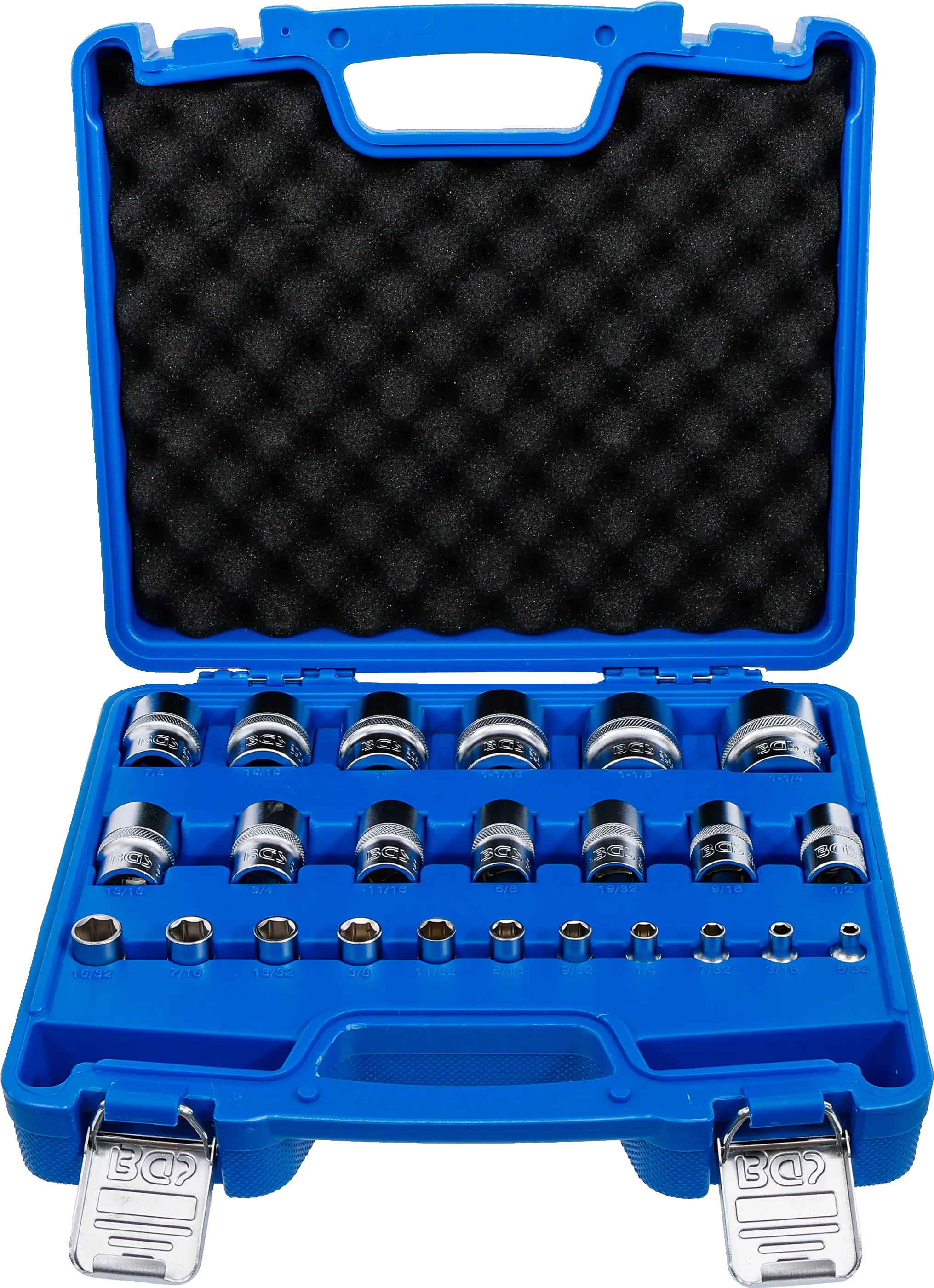 Jeu de douilles, six pans | 6,3 mm (1/4"), 12,5 mm (1/2") | en pouce | 24 pièces