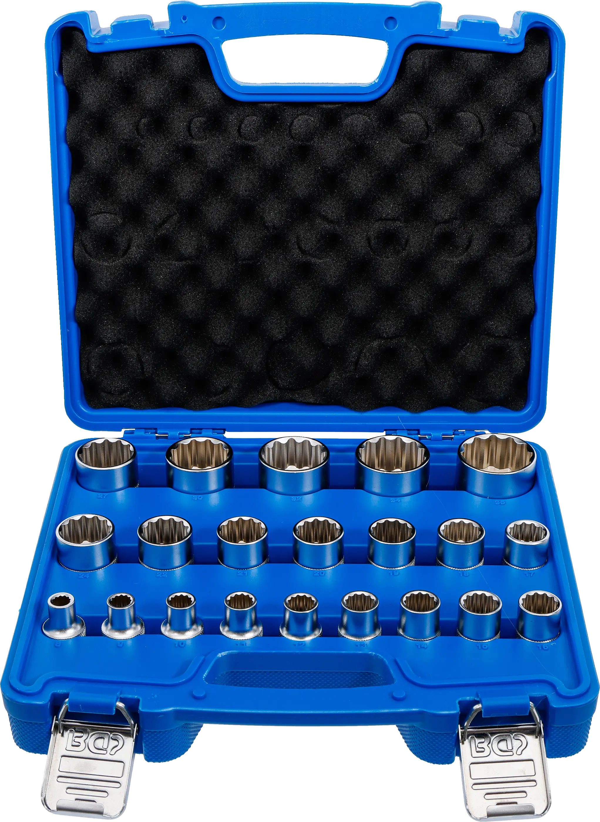 Jeu de Douilles, douze pans | 12,5 mm (1/2") | 8 - 36 mm | 21 pièces