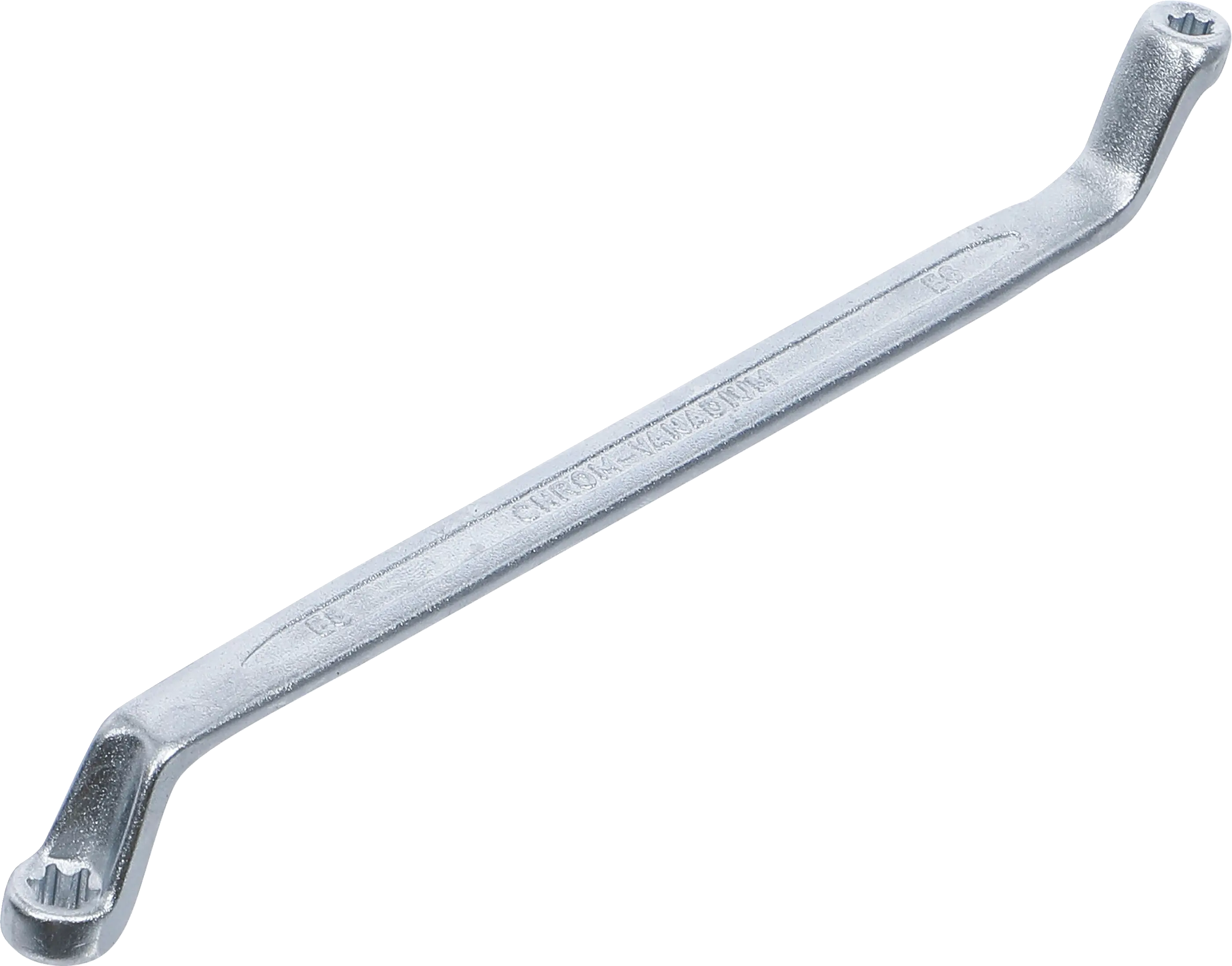 Clé polygonales double embouts avec têtes polygonales profil E | coudées | E6 x E8