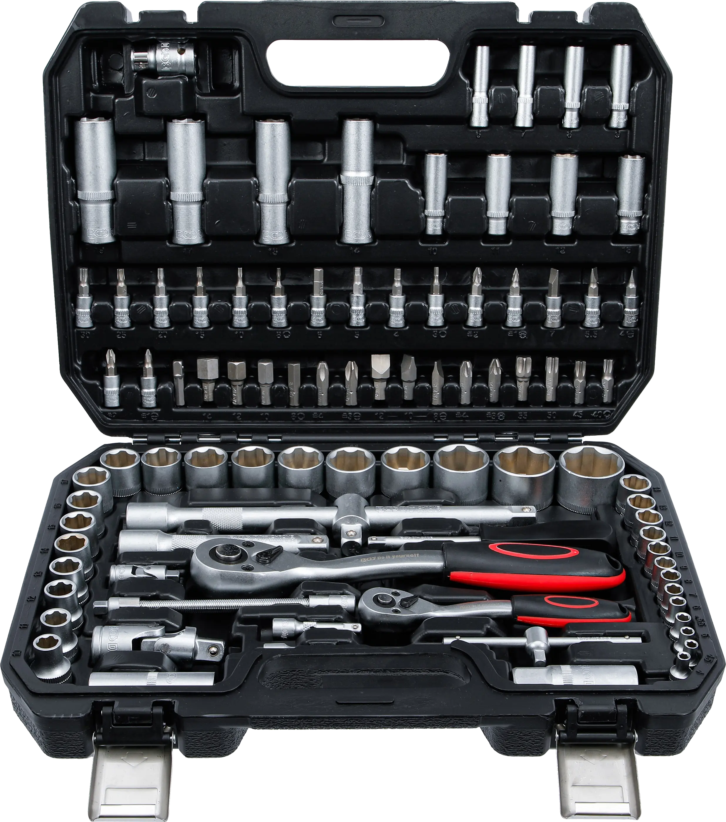 Coffret de douilles | 6,3 mm (1/4") / 12,5 mm (1/2") | 94 pièces