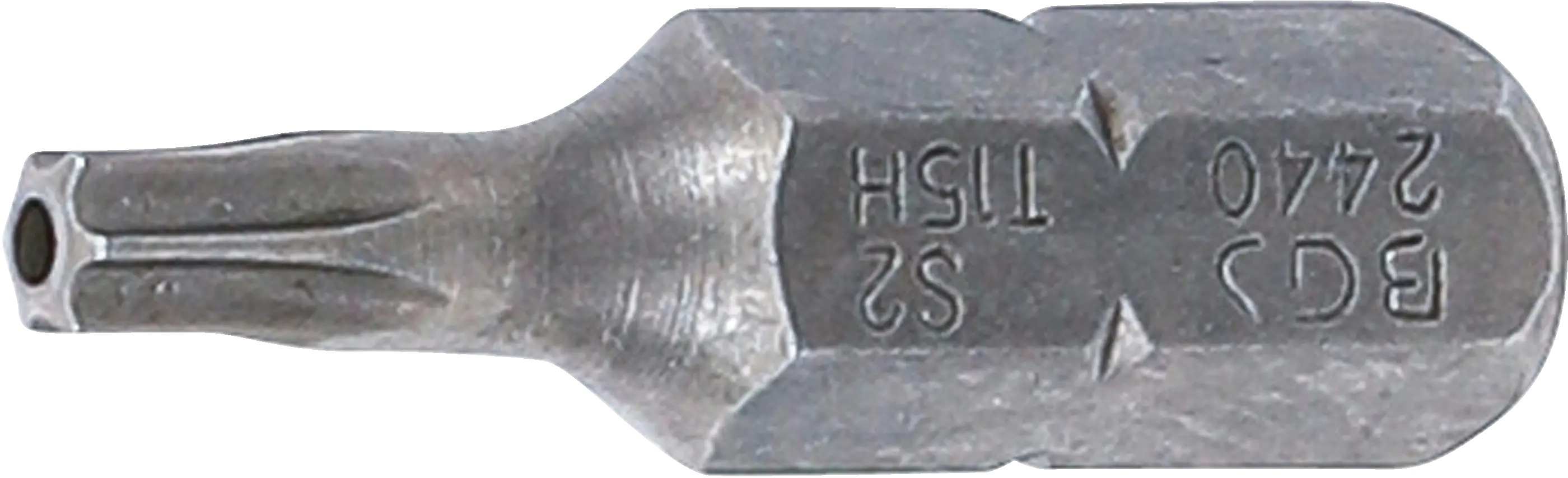 Embout | Longueur 25 mm | 6,3 mm (1/4") | profil T (pour Torx) avec perçage T15