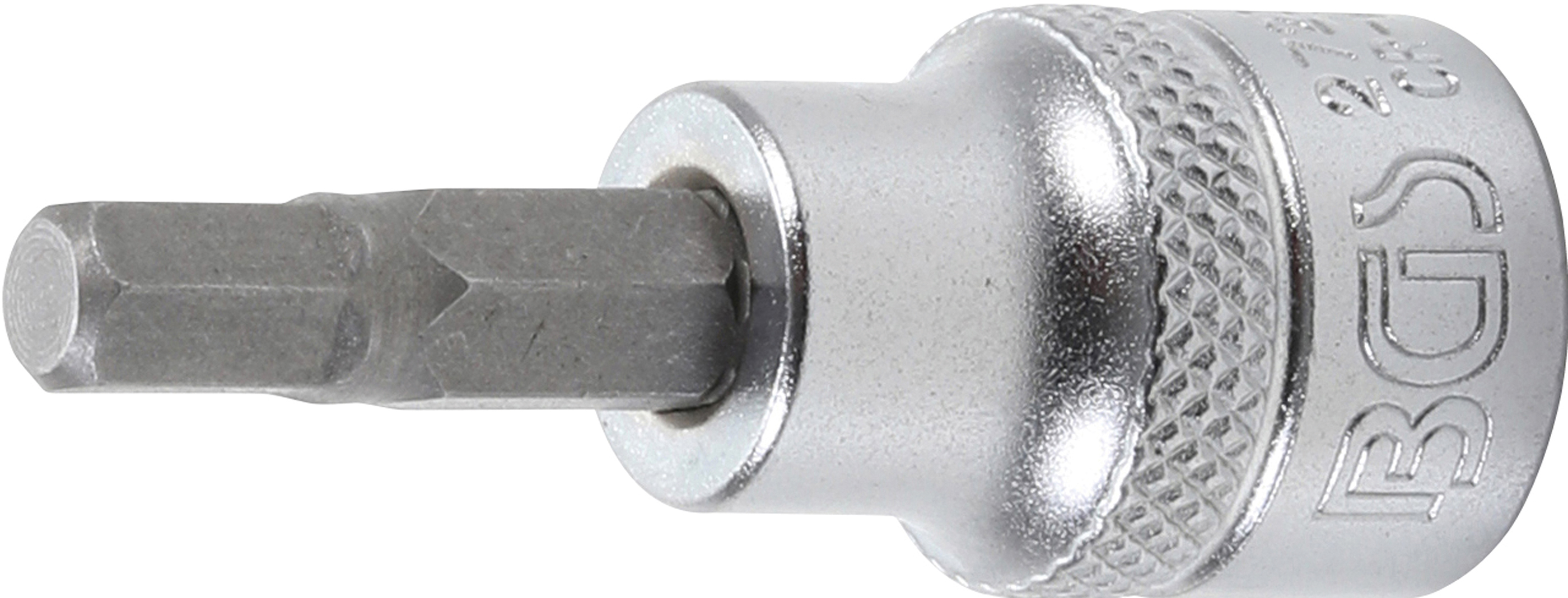 Bit-Einsatz | Antrieb Innenvierkant 10 mm (3/8") | Innensechskant 7/32"