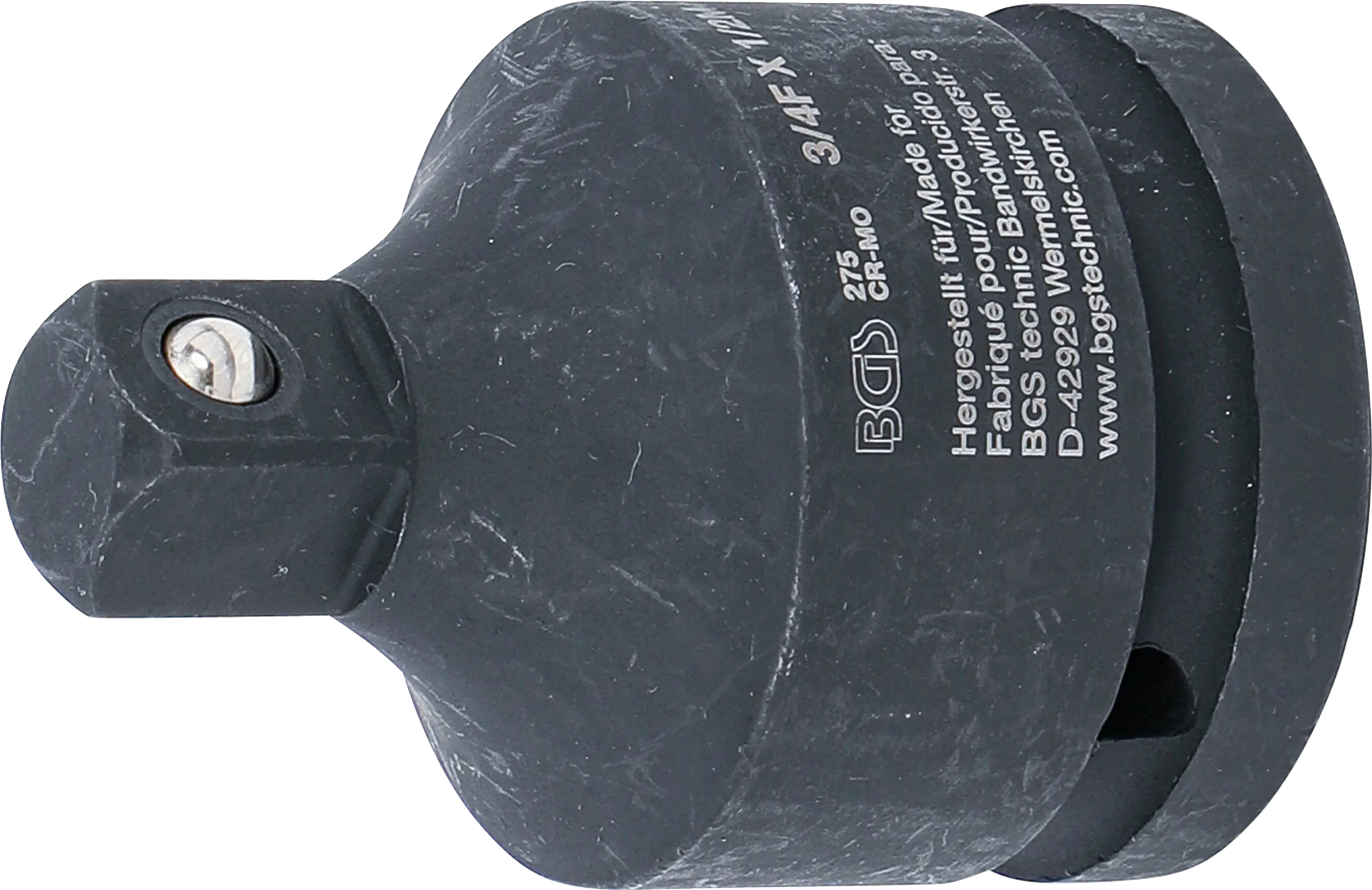 Adaptateur de clé à douille à choc | femelle 20 mm (3/4") - mâle 12,5 mm (1/2")