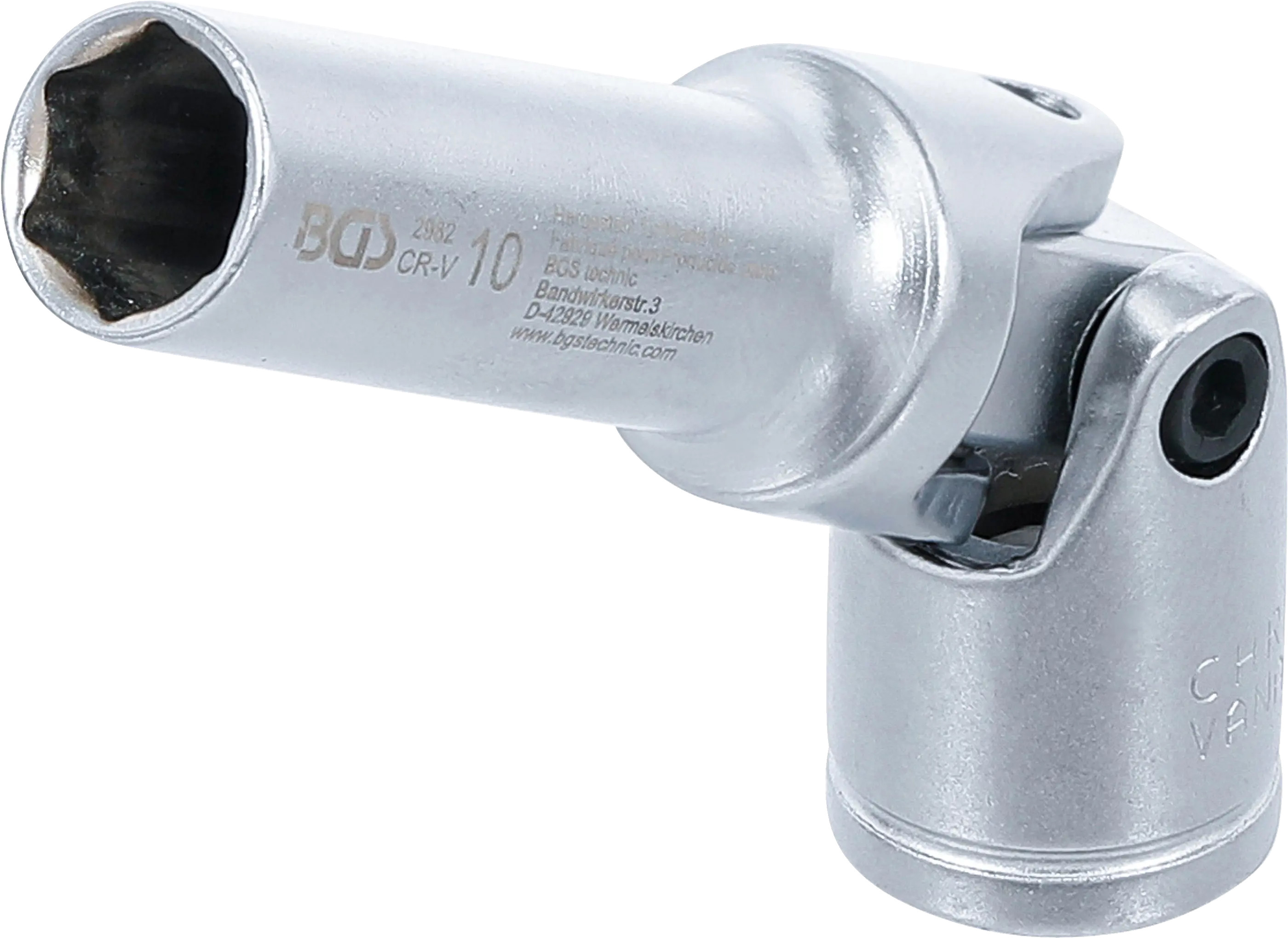 Douille articulée de bougie hexagonales | 10 mm (3/8") | 10 mm