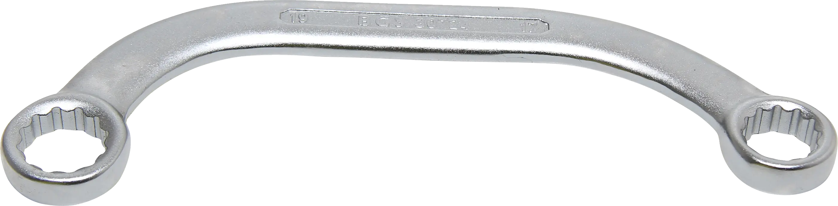 Clé polygonale double en C à oeil douze pans | 17 x 19 mm