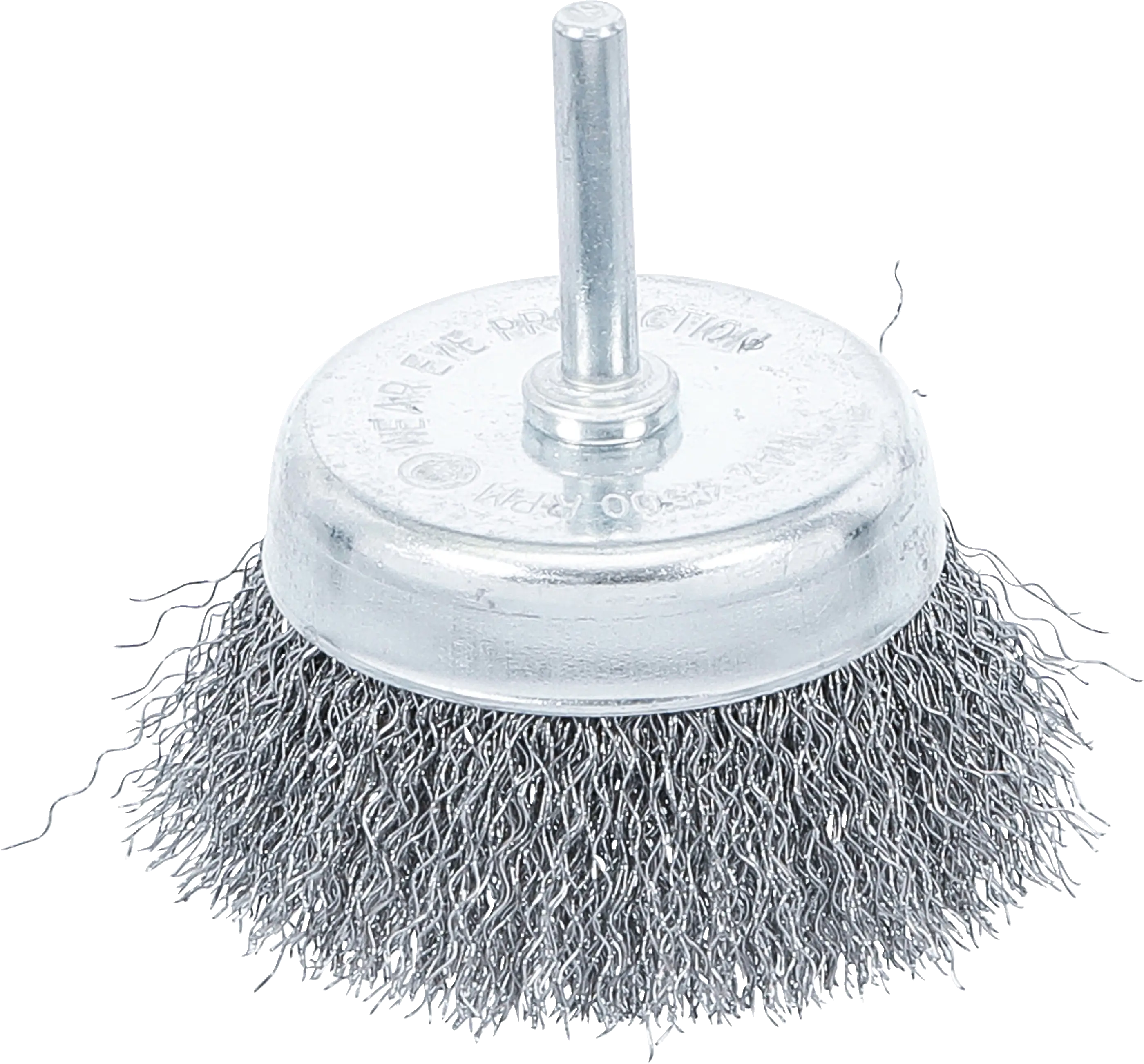 Brosse ronde | réception de goupille 6 mm | Ø 75 mm