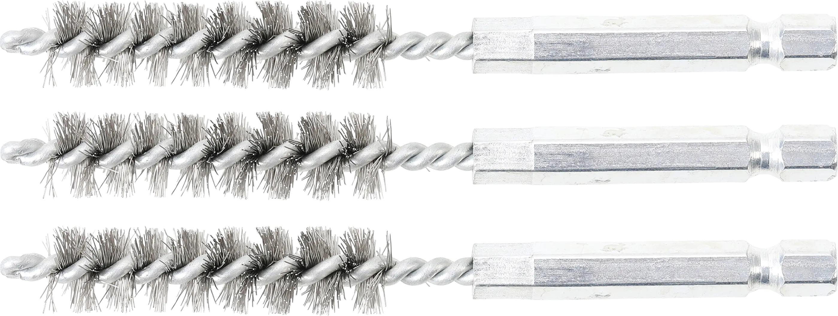 Brosse en acier | 11 mm | 6,3 mm (1/4") | 3 pièces