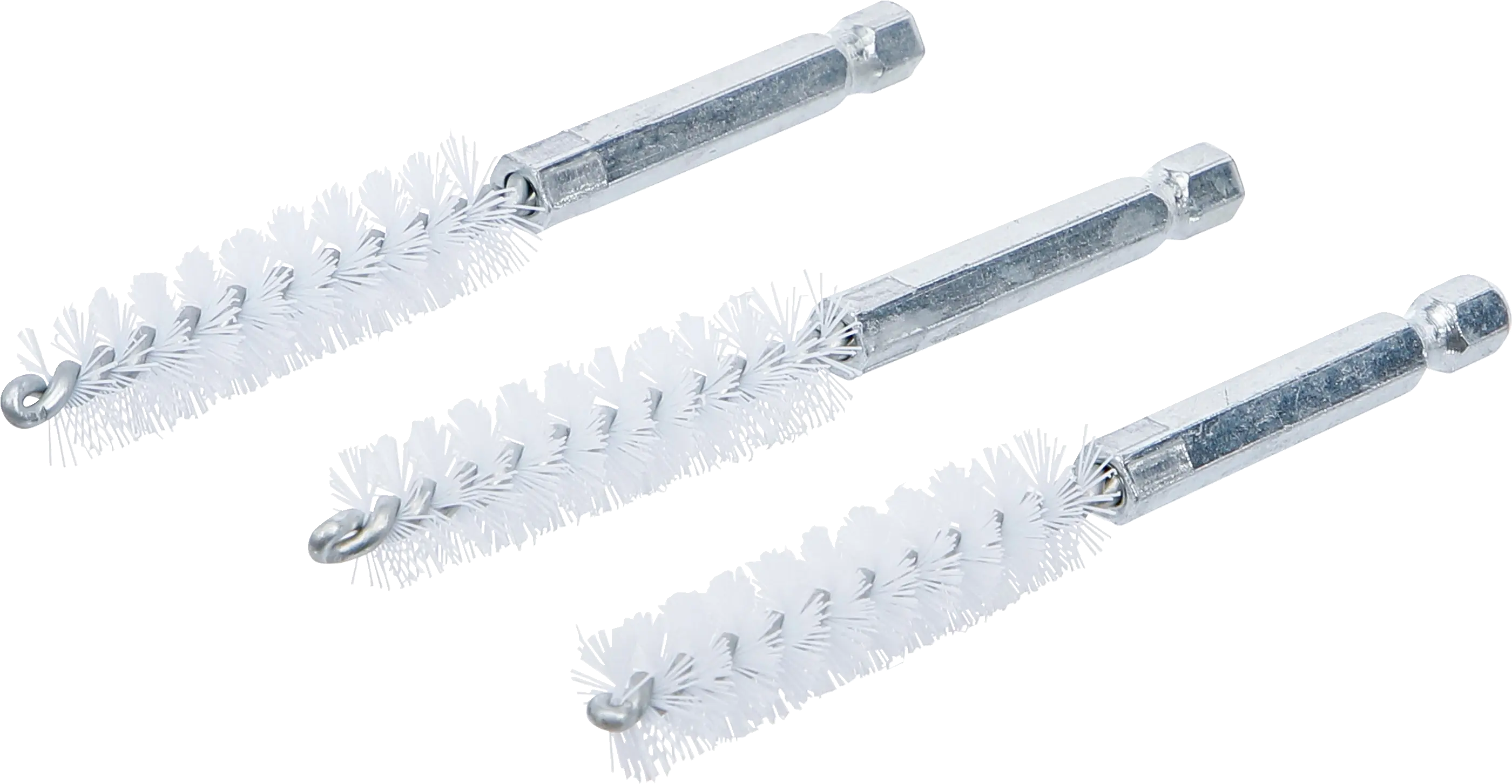 Brosse plate Nylon | 12 mm | 6,3 mm (1/4") | 3 pièces