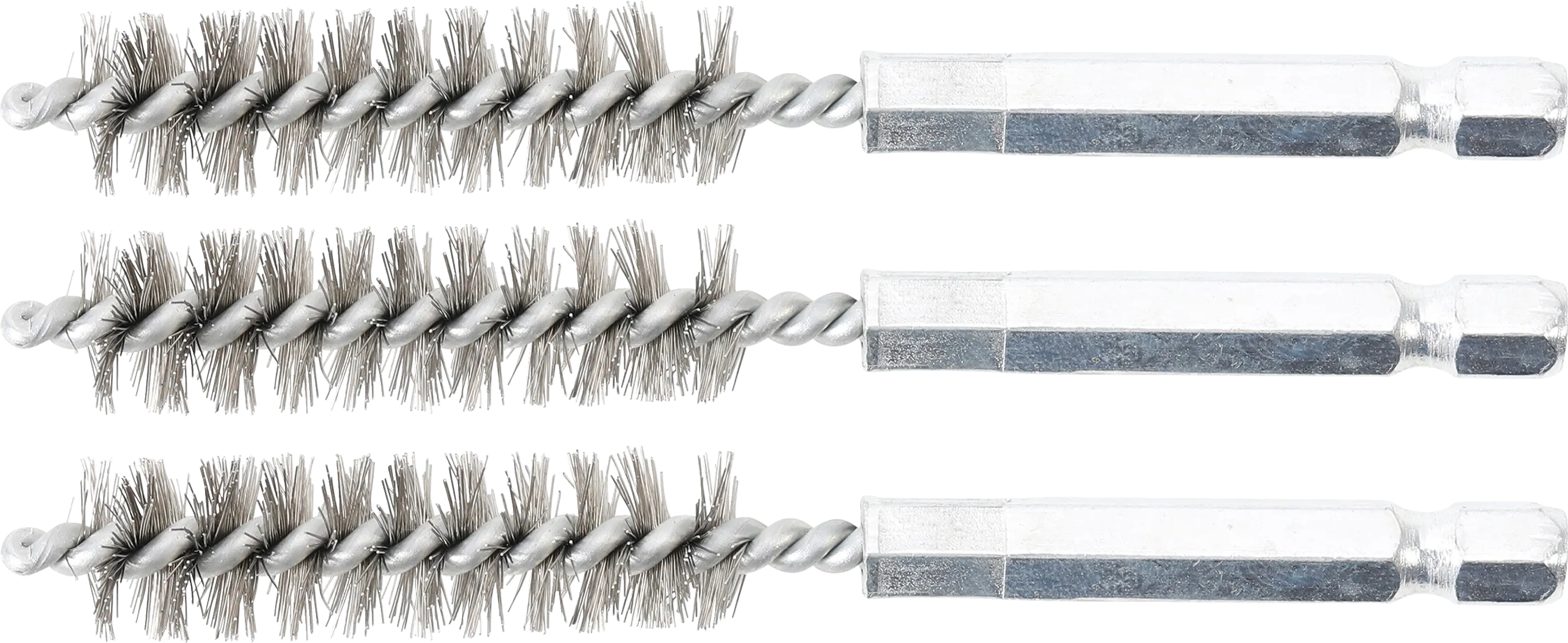 Brosse en acier | 12 mm | 6,3 mm (1/4") | 3 pièces