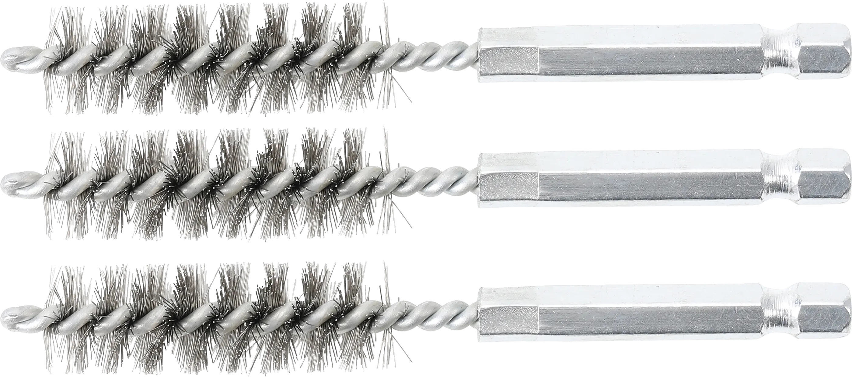 Brosse en acier | 13 mm | 6,3 mm (1/4") | 3 pièces