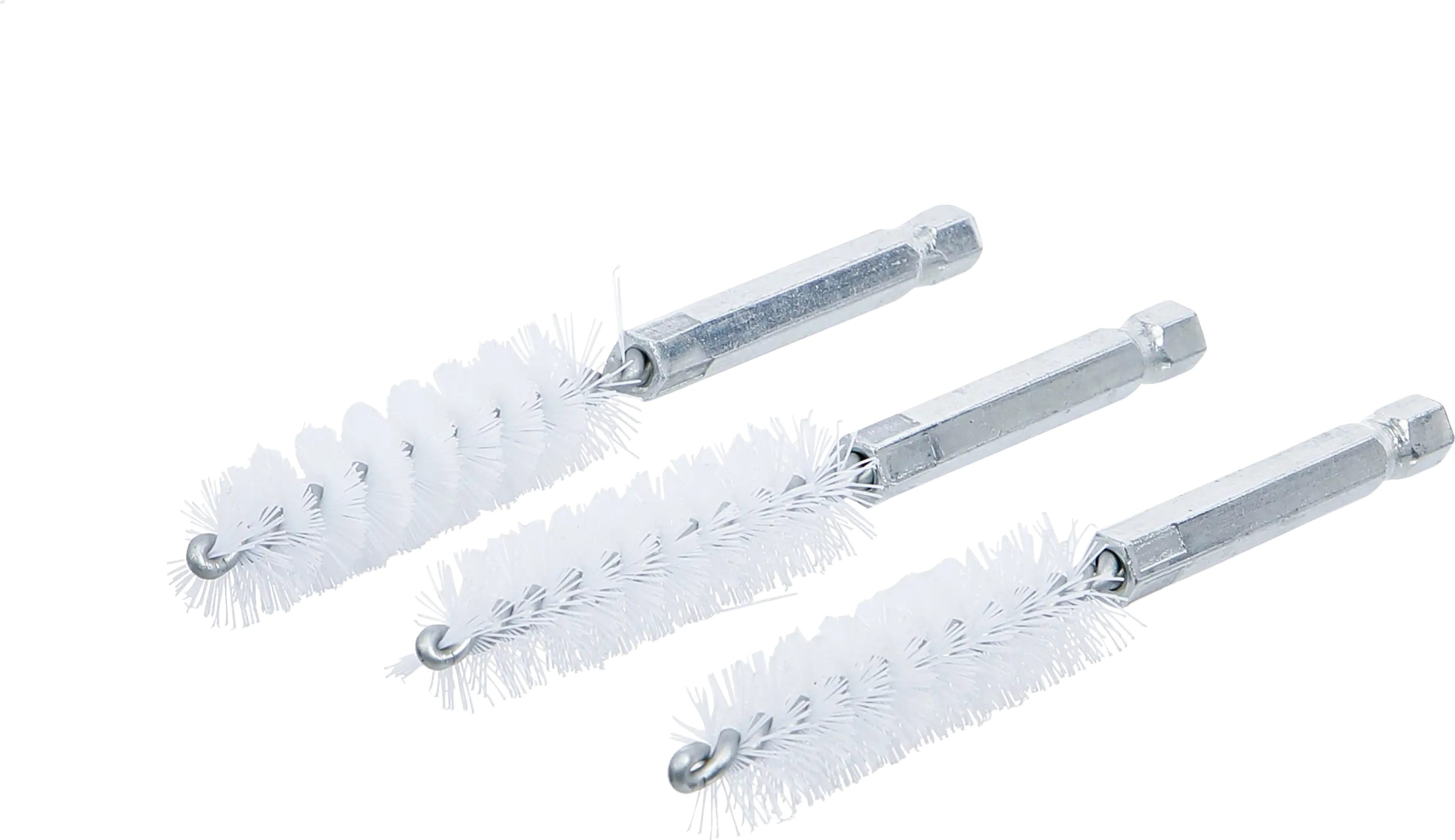 Brosse plate Nylon | 14 mm | 6,3 mm (1/4") | 3 pièces