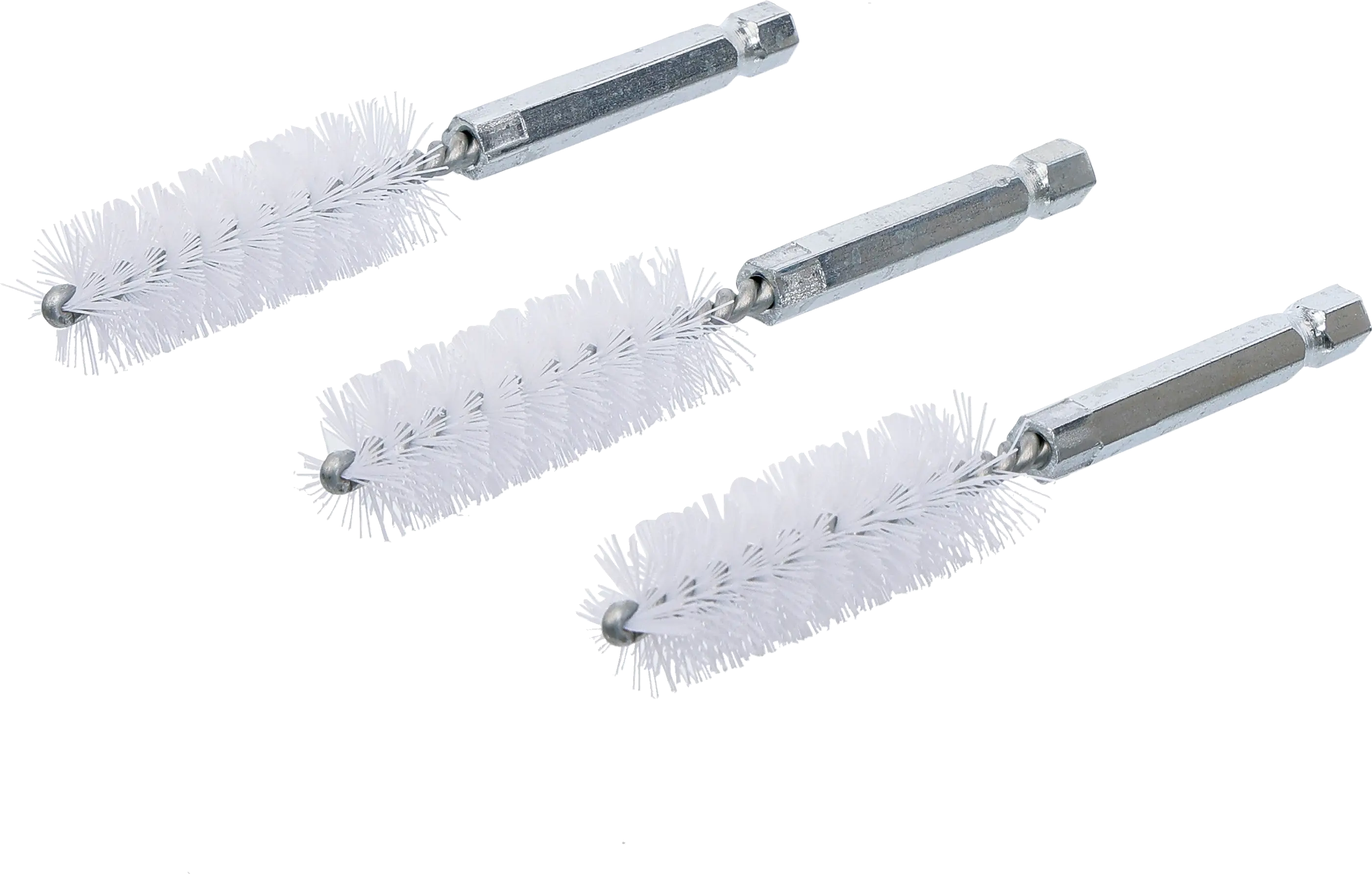 Brosse plate Nylon | 16 mm | 6,3 mm (1/4") | 3 pièces