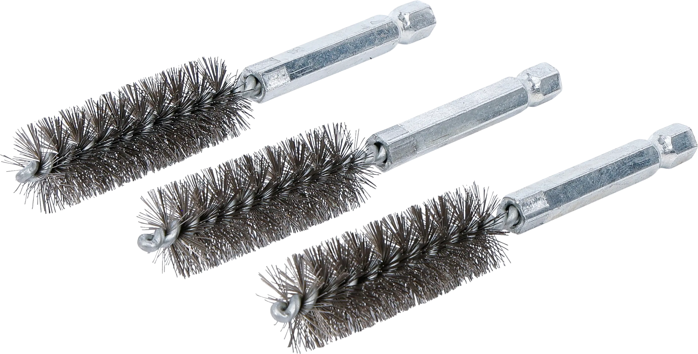 Brosse en acier | 16 mm | 6,3 mm (1/4") | 3 pièces