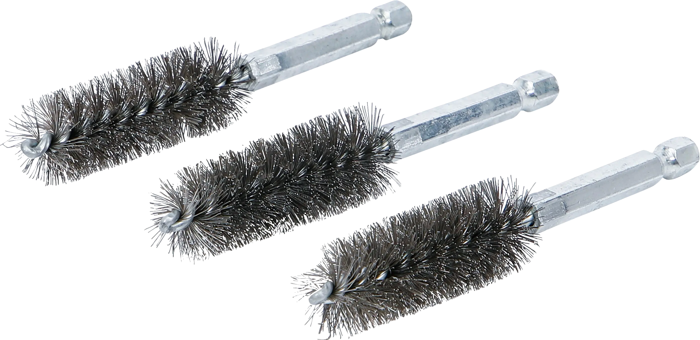 Brosse en acier | 17 mm | 6,3 mm (1/4") | 3 pièces