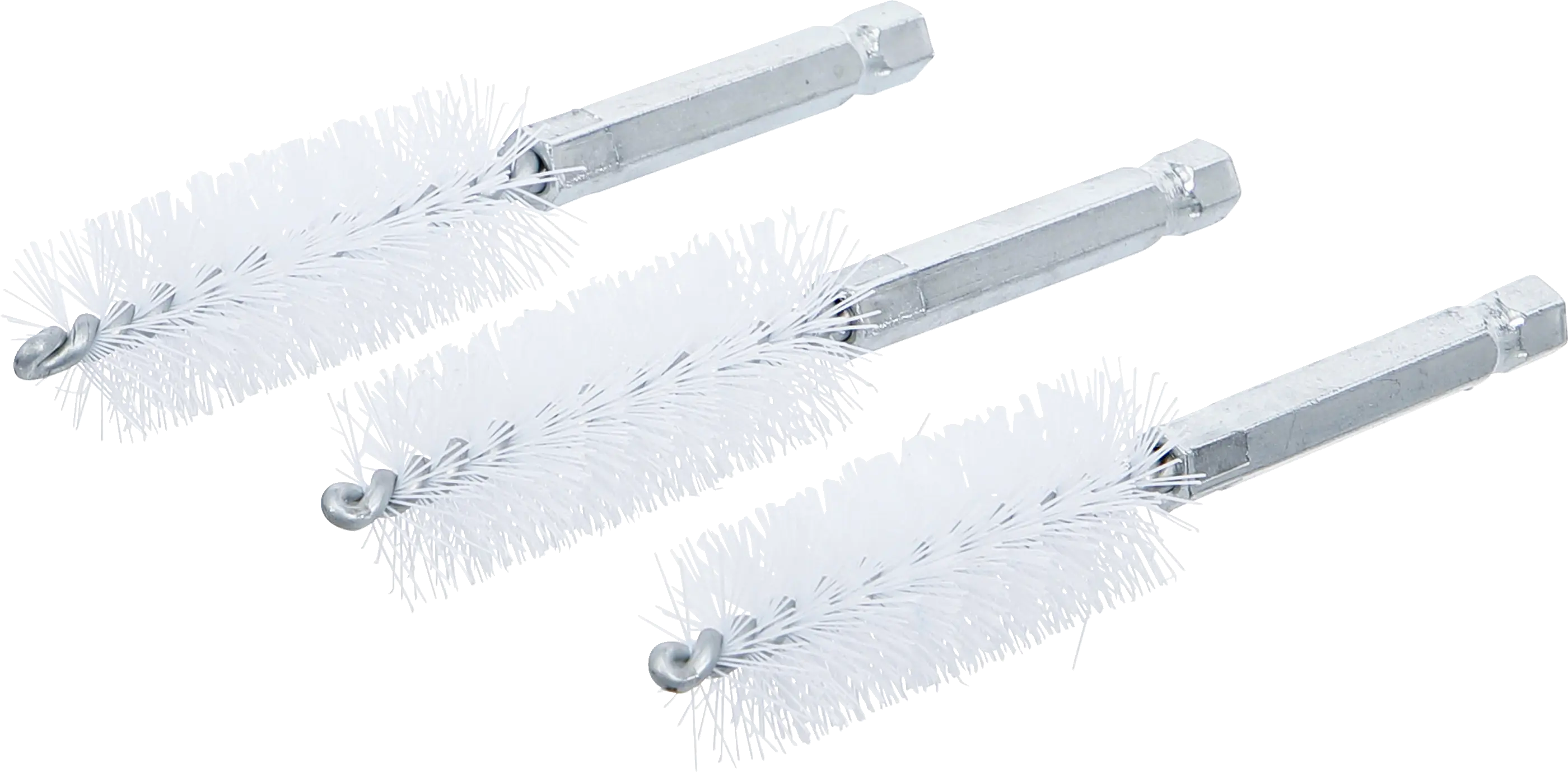 Brosse plate Nylon | 18 mm | 6,3 mm (1/4") | 3 pièces