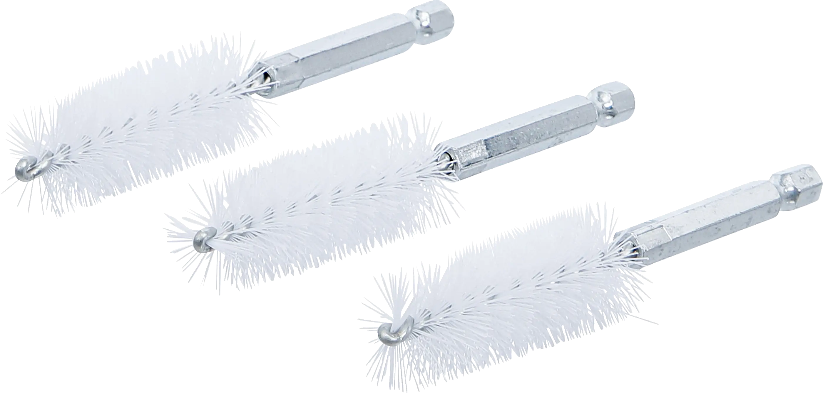 Brosse plate Nylon | 19 mm | 6,3 mm (1/4") | 3 pièces