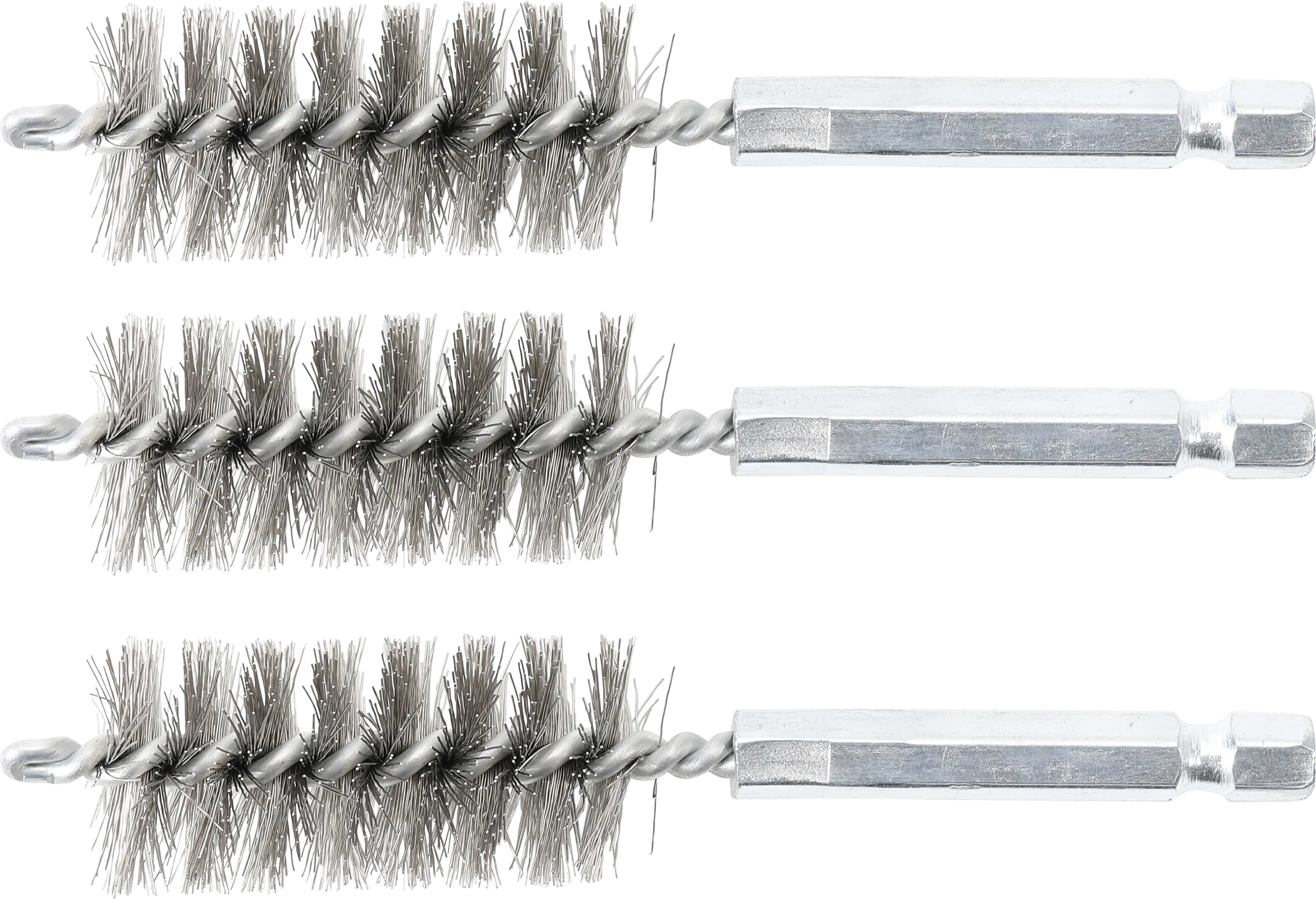 Brosse en acier | 19 mm | 6,3 mm (1/4") | 3 pièces