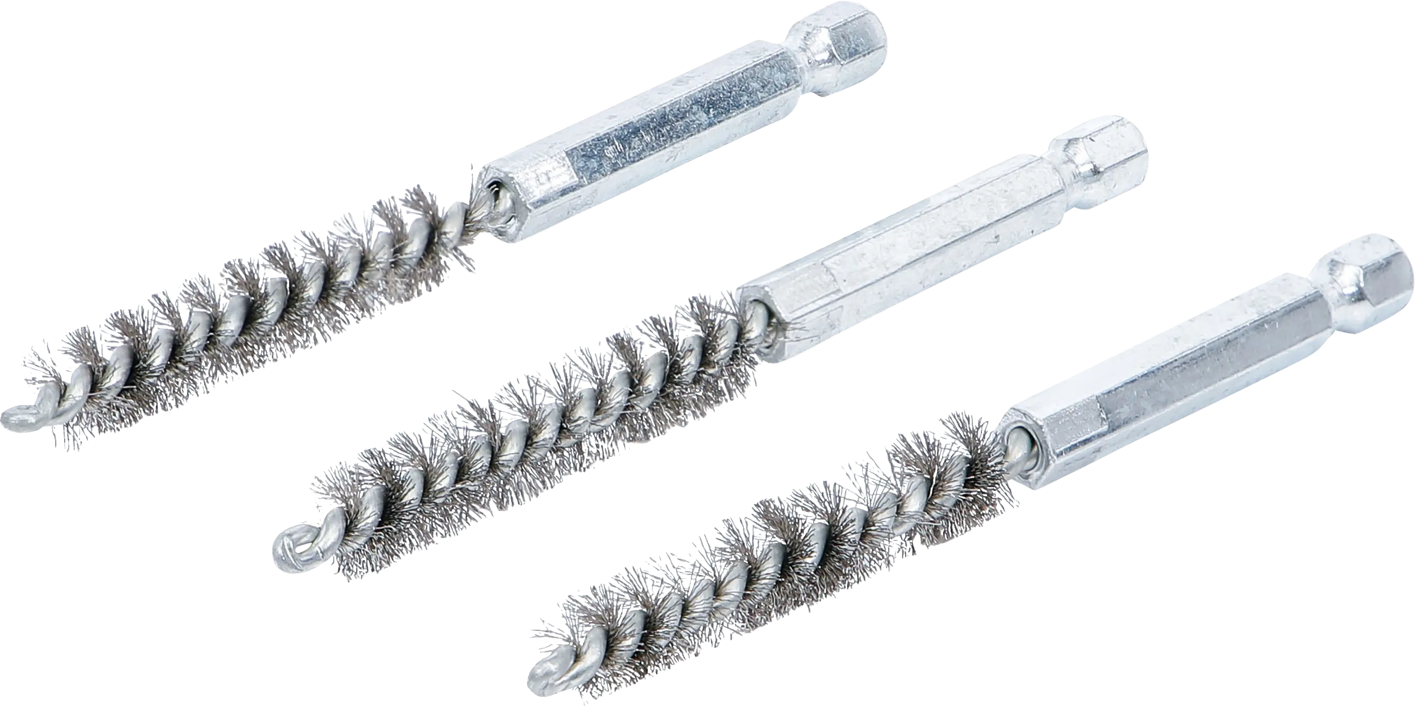 Brosse en acier | 9 mm | 6,3 mm (1/4") | 3 pièces