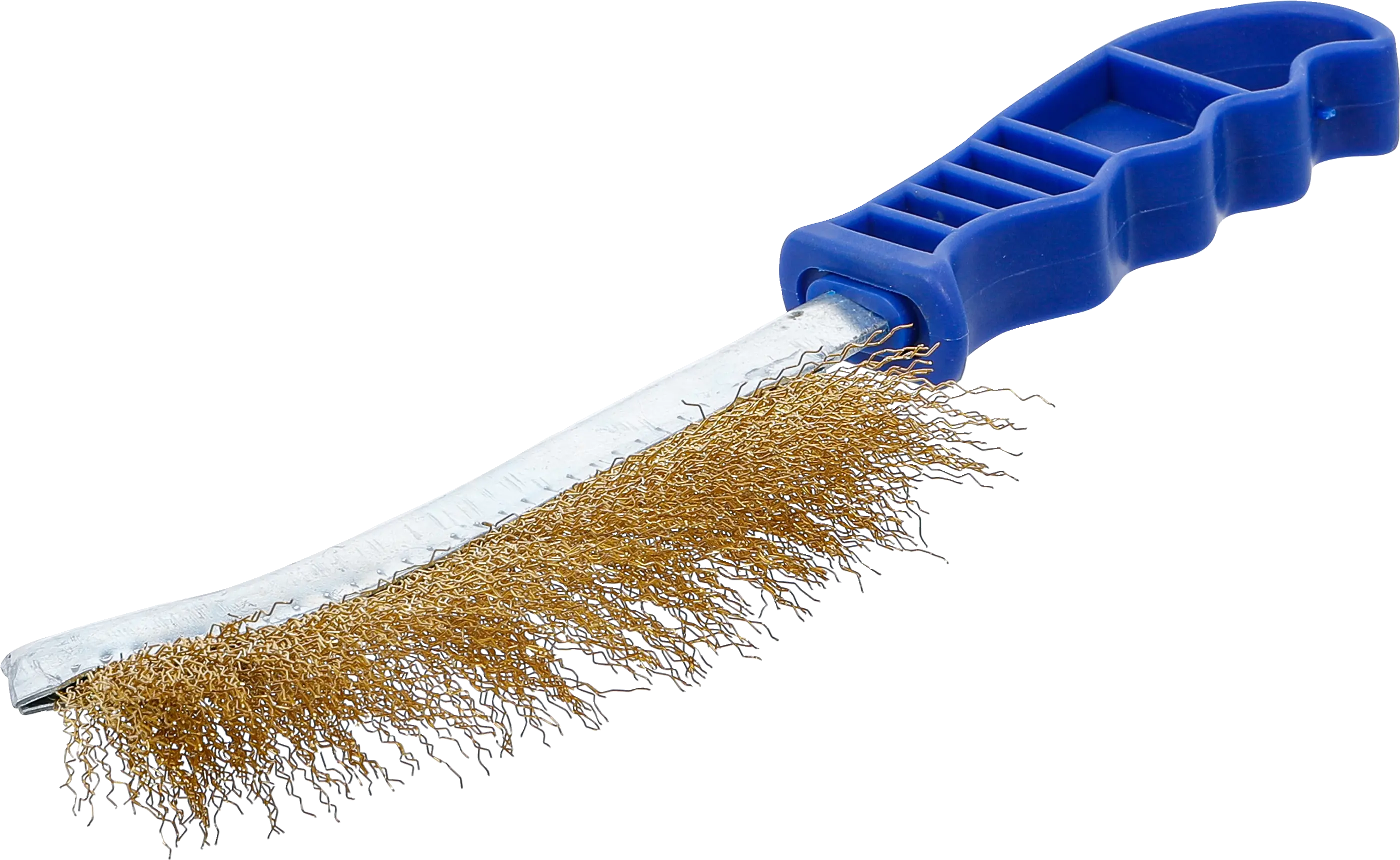 Brosse en fil d’acier | laitonnée | 260 mm
