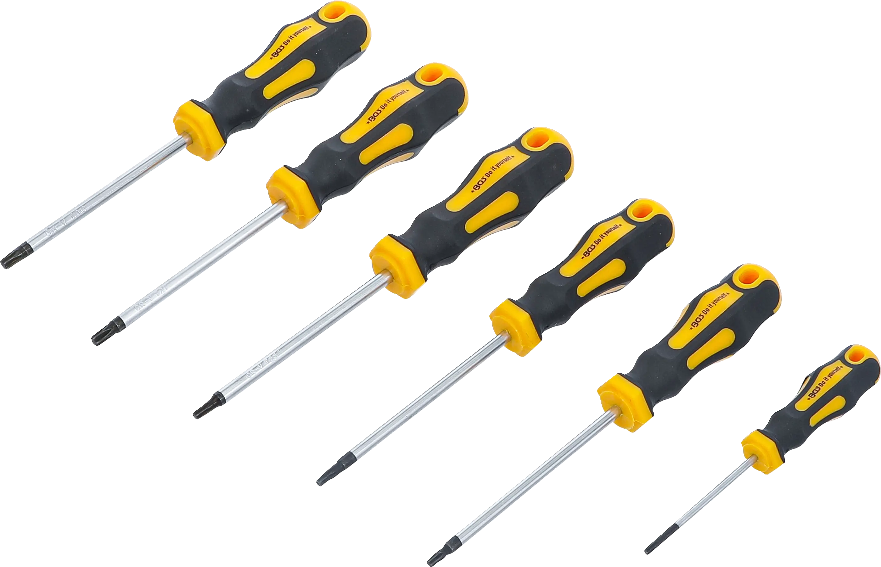 Jeu de tournevis | profil en T (pour Torx) T10 - T30 | 6 pièces