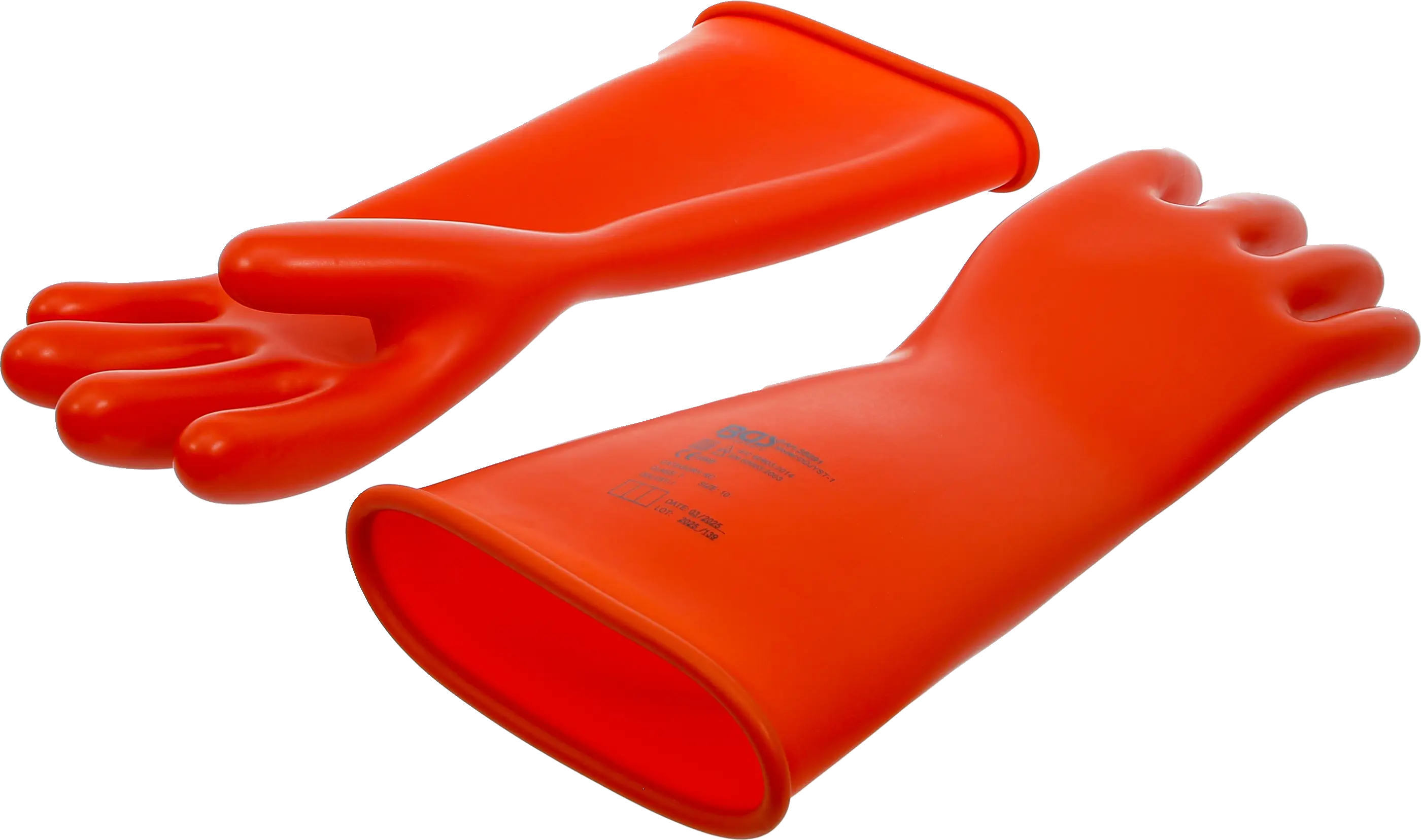 Gants de protection pour électricien | avec isolation de protection en latex naturel | taille 10 (XL)