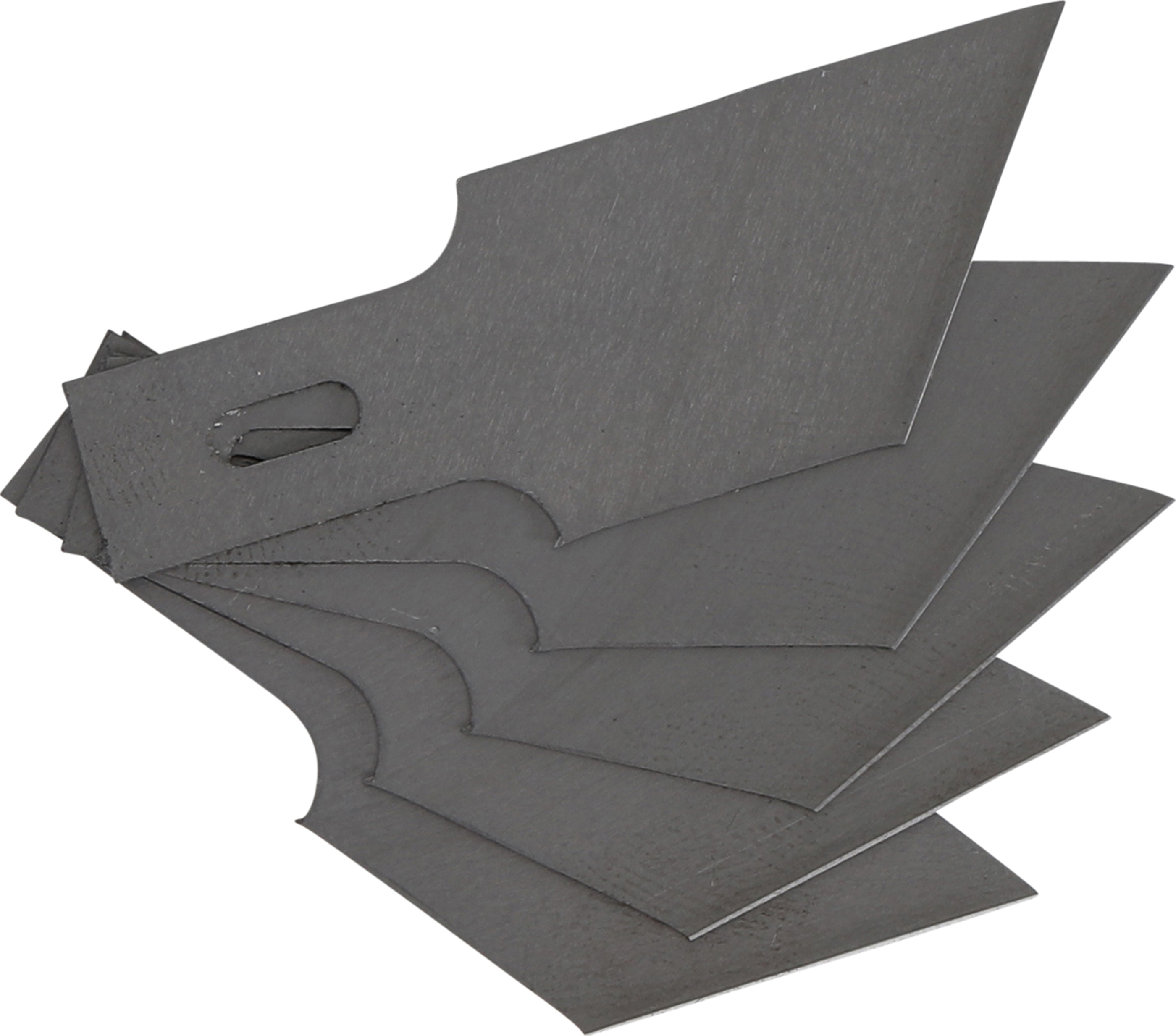 Ersatz-Schneideklingen für Art. 364 | 0,6 x 16 mm x 53° | 5-tlg.
